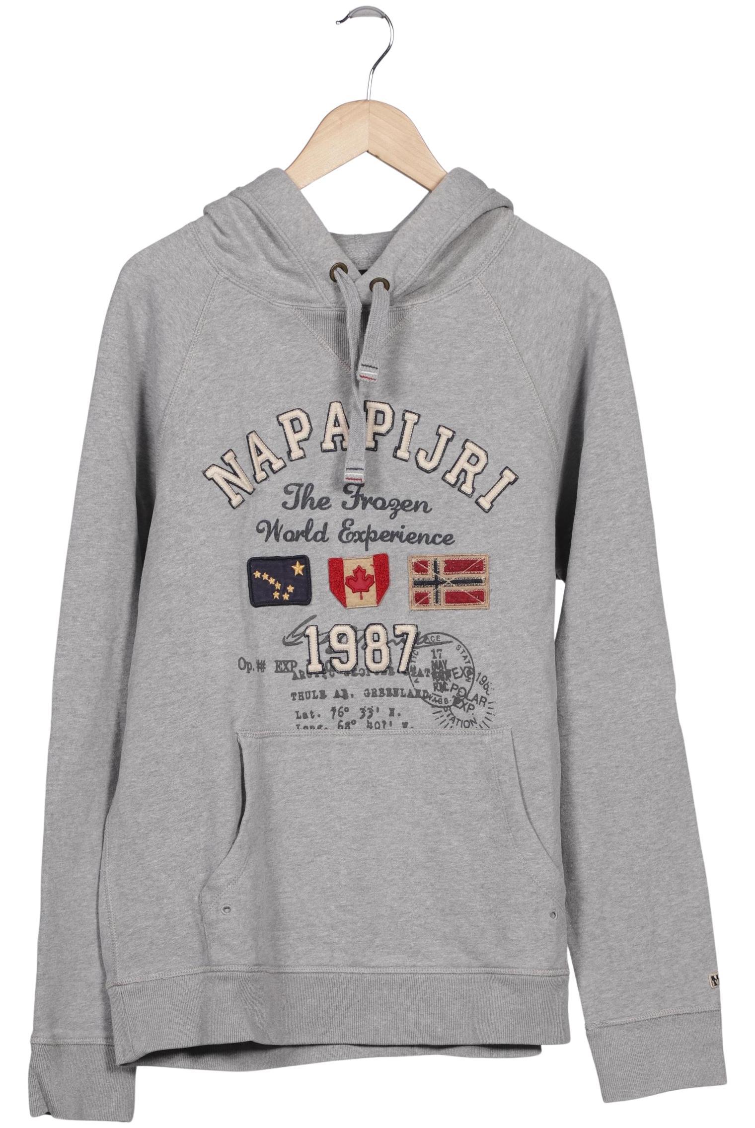 

Napapijri Herren Kapuzenpullover, grau, Gr. 56