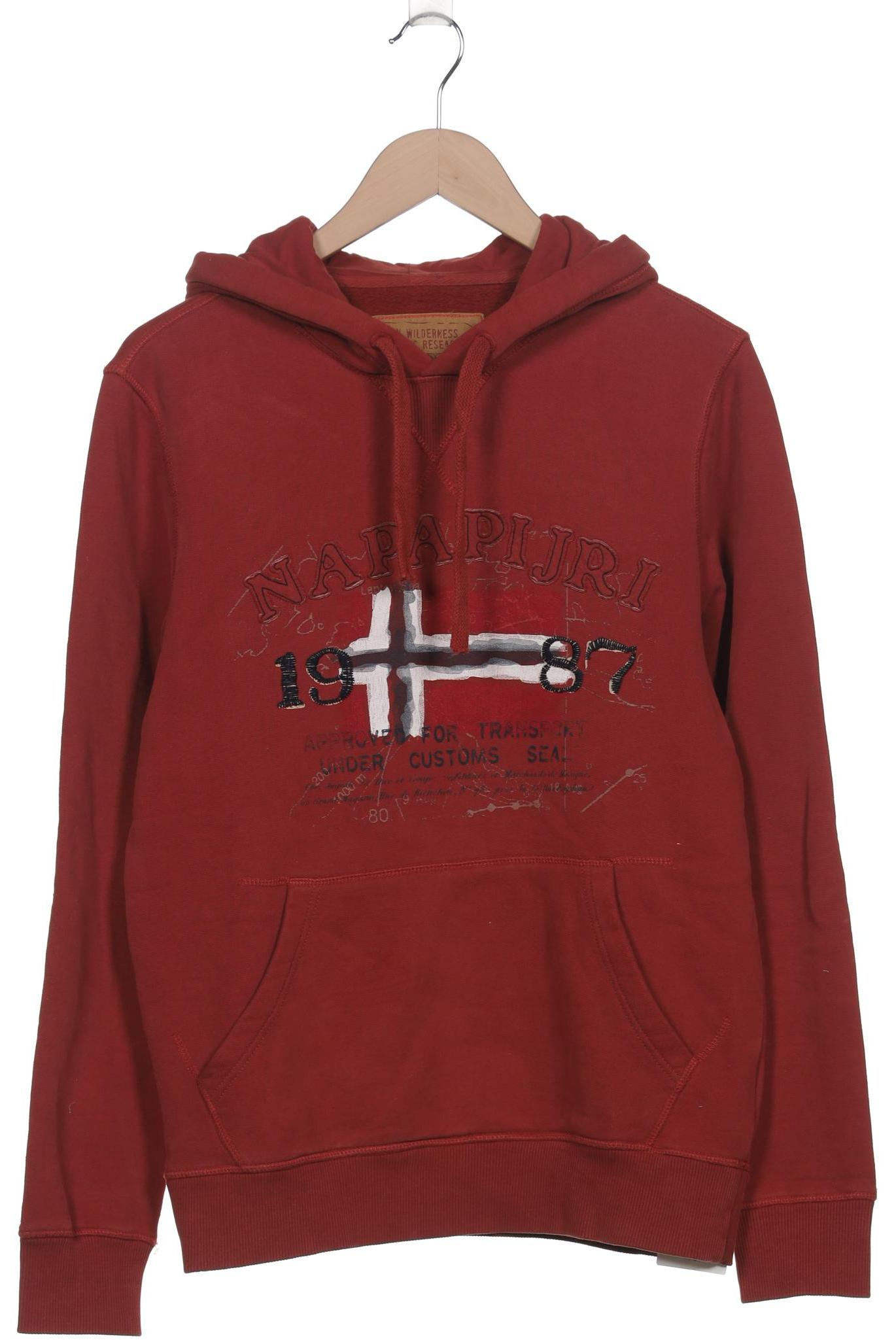 

Napapijri Herren Kapuzenpullover, rot, Gr. 48