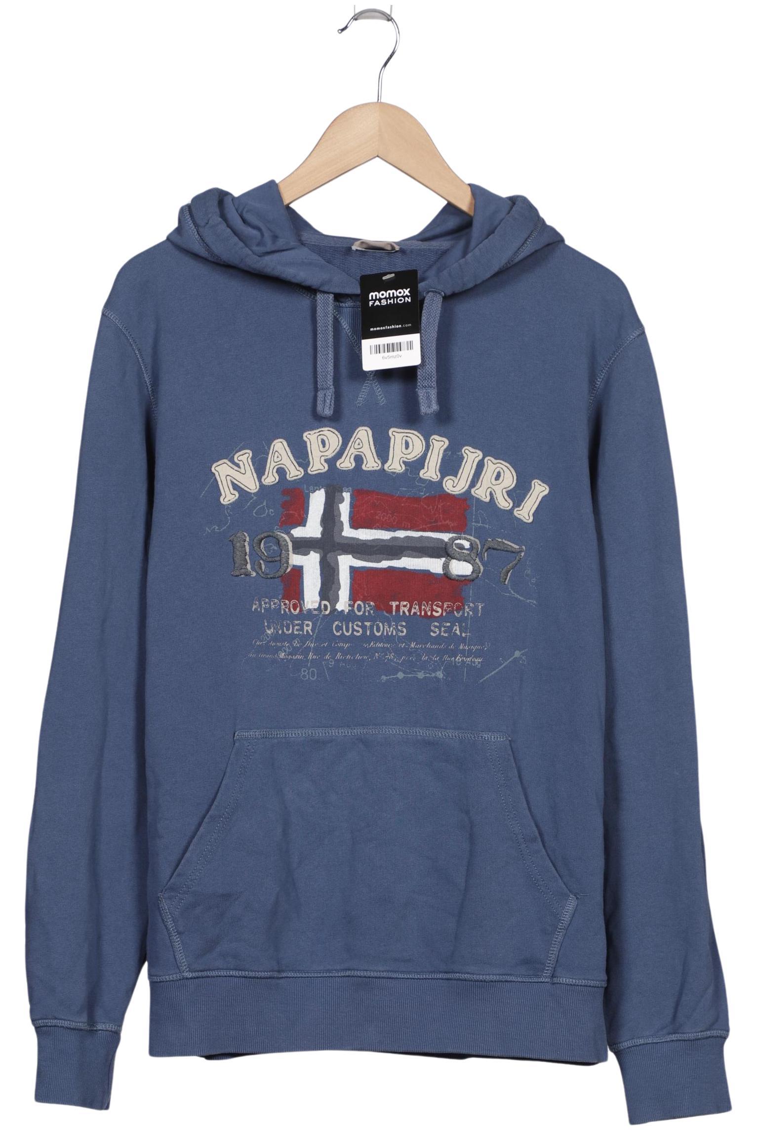 

Napapijri Herren Kapuzenpullover, blau, Gr. 54