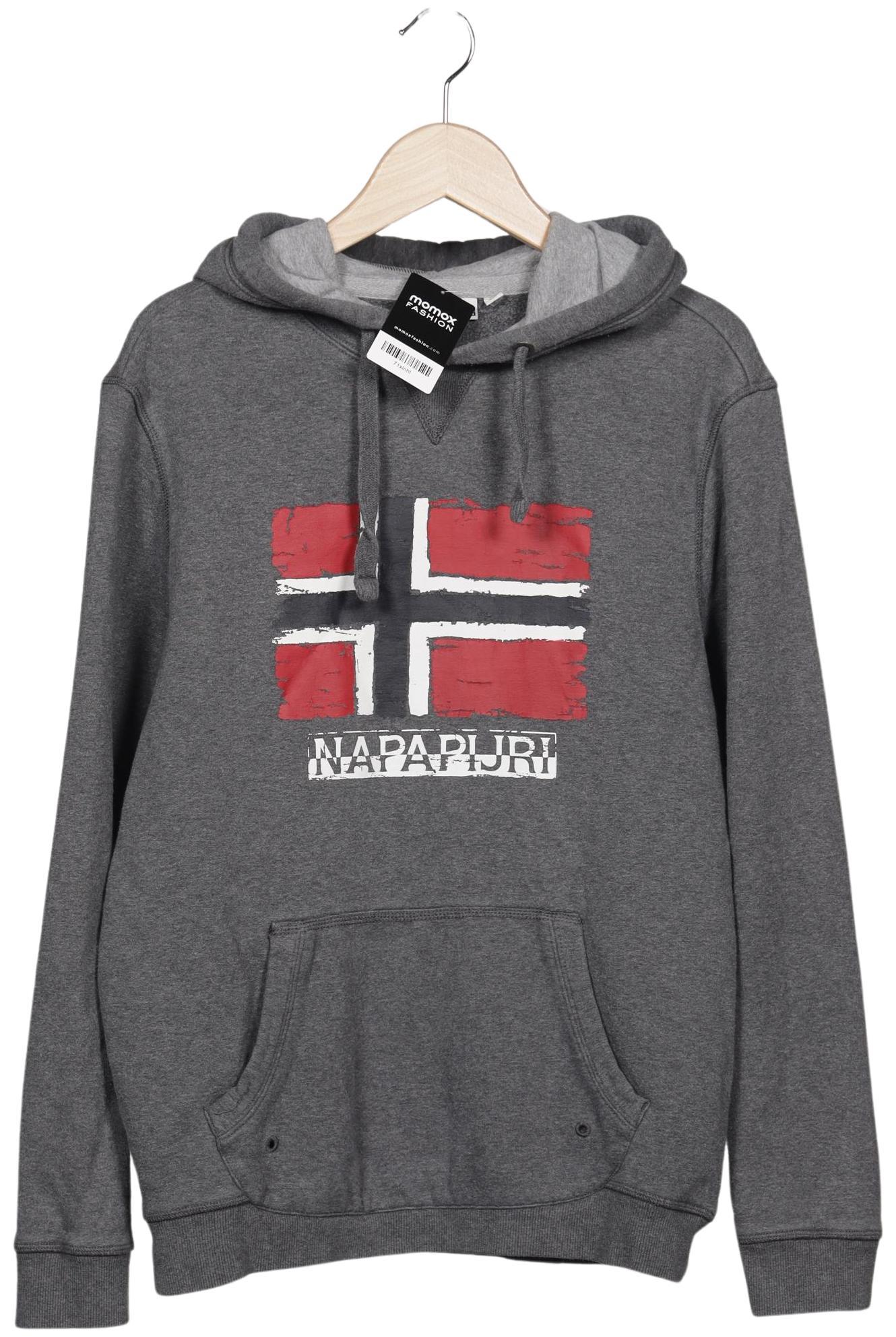 

Napapijri Herren Kapuzenpullover, grau, Gr. 52