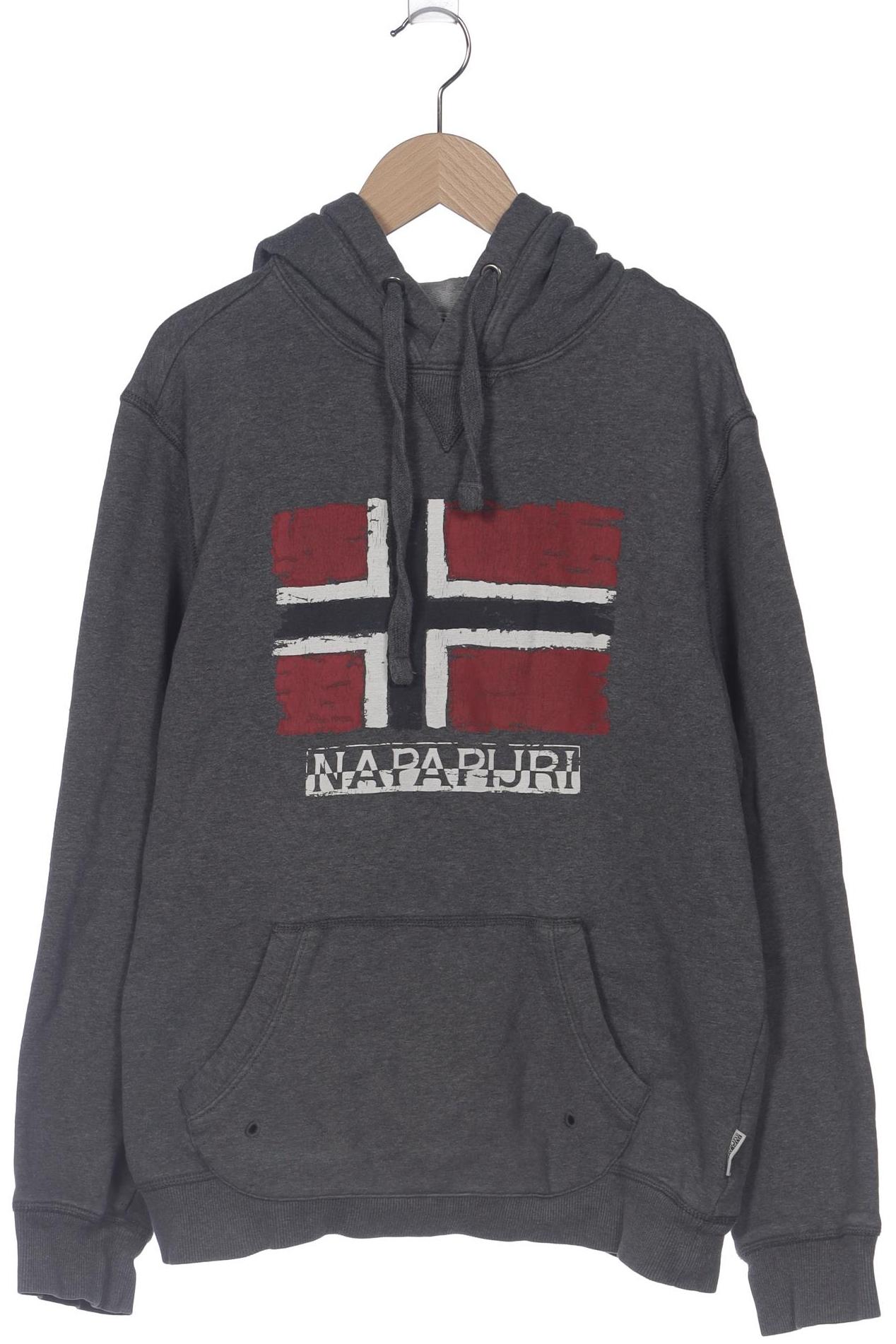 

Napapijri Herren Kapuzenpullover, grau, Gr. 46