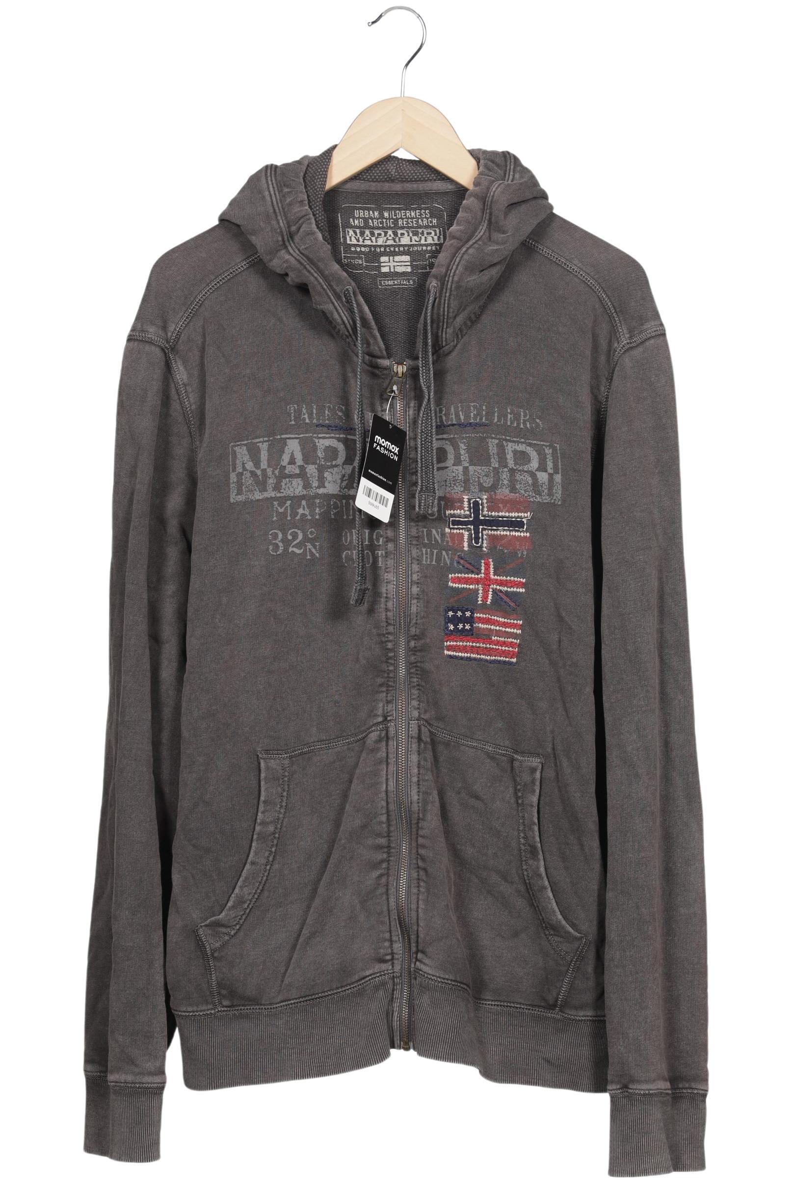 

Napapijri Herren Kapuzenpullover, grau, Gr. 58