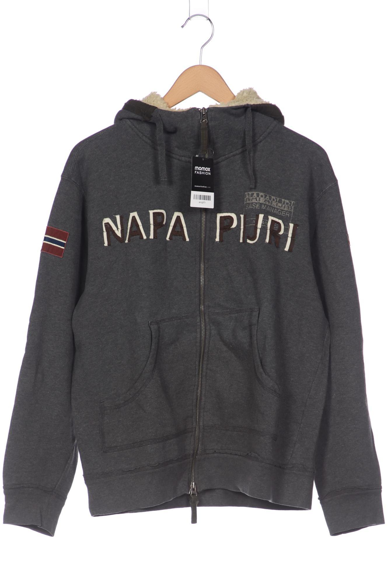 

Napapijri Herren Kapuzenpullover, grau, Gr. 54