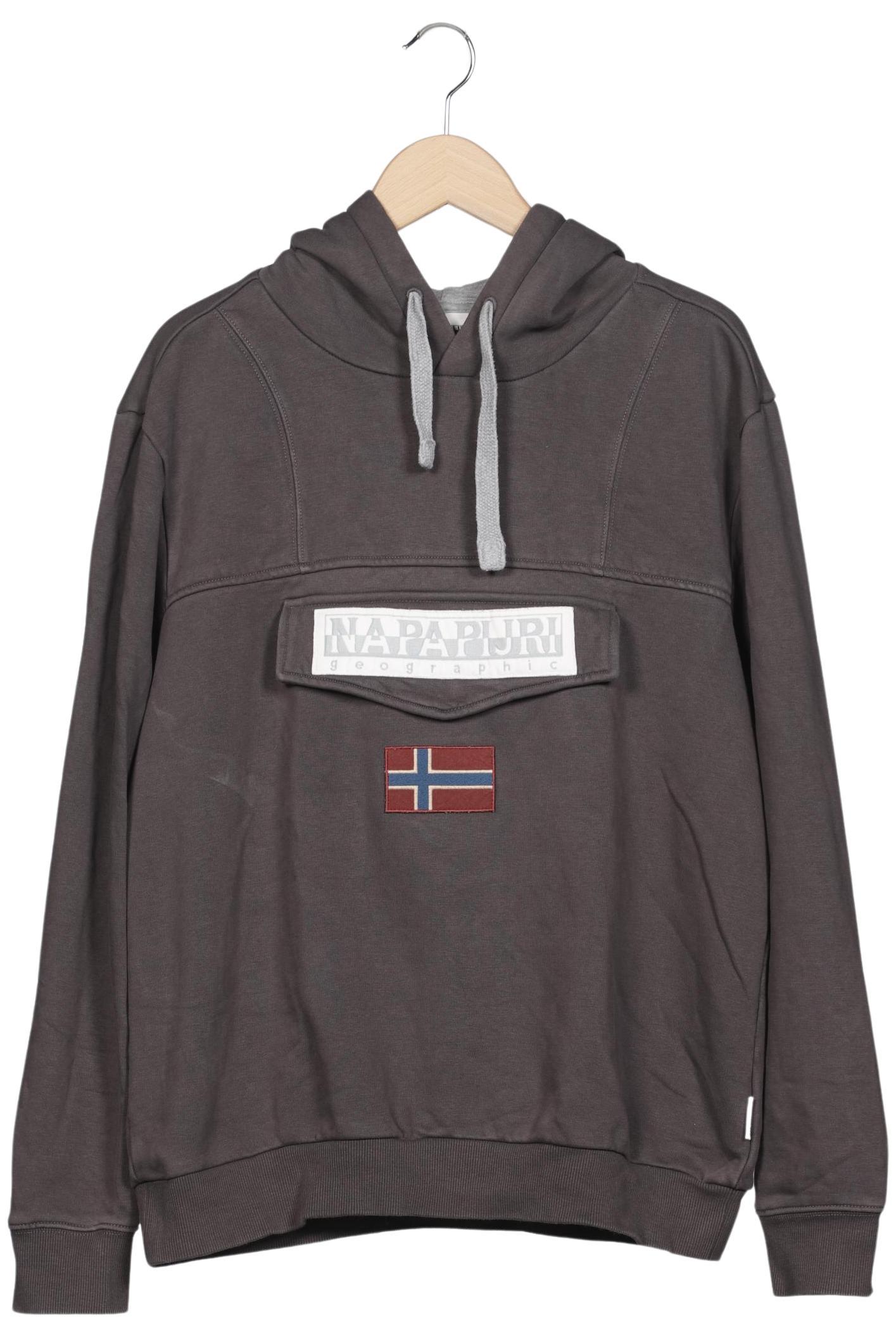 

Napapijri Herren Kapuzenpullover, grau, Gr. 54