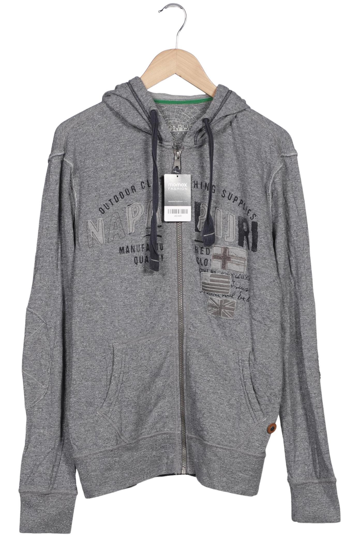 

Napapijri Herren Kapuzenpullover, grau, Gr. 52