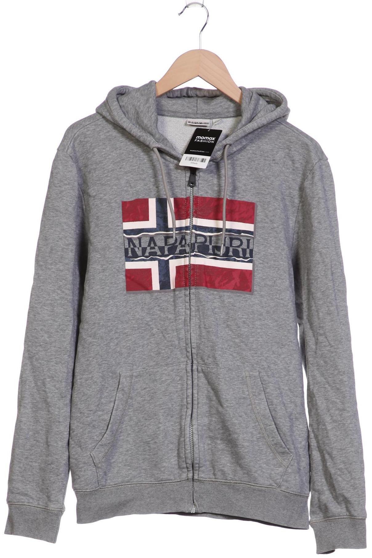 

Napapijri Herren Kapuzenpullover, grau, Gr. 52