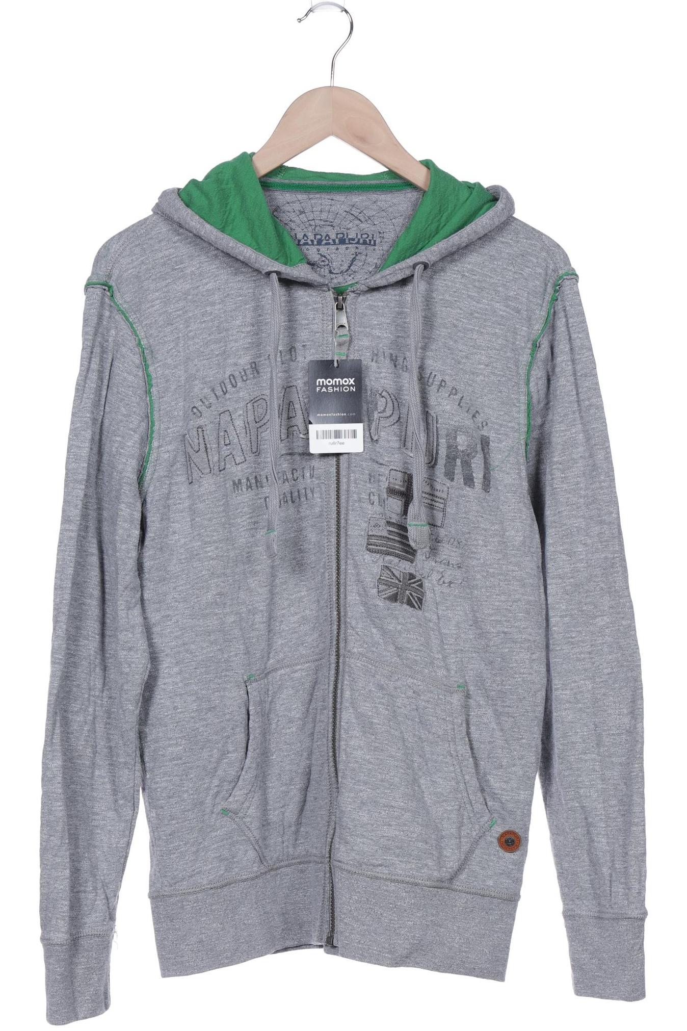 

Napapijri Herren Kapuzenpullover, grau, Gr. 52