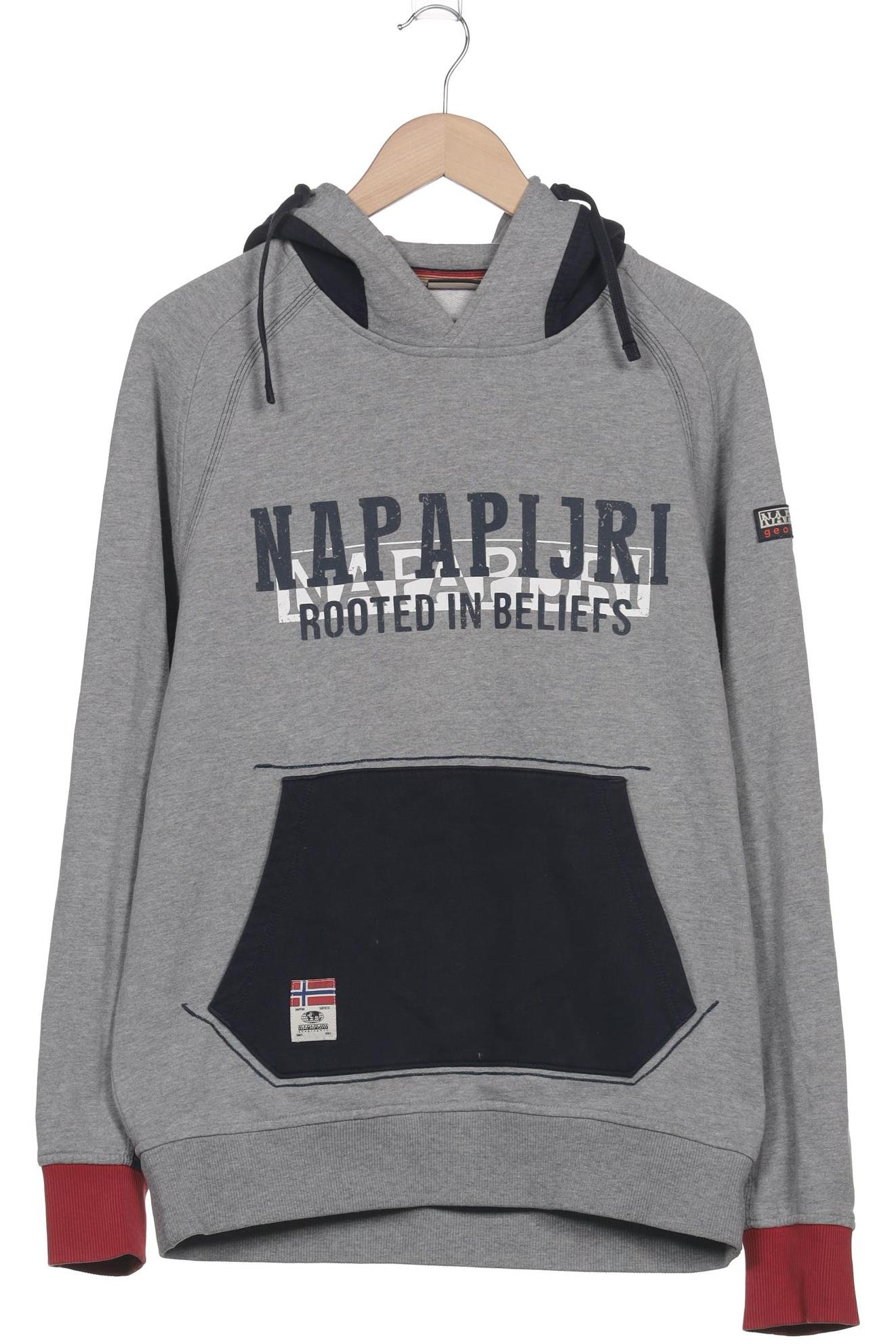 

Napapijri Herren Kapuzenpullover, grau, Gr. 52