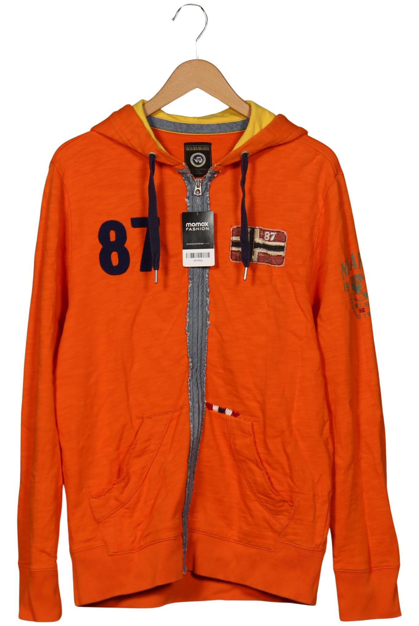 

Napapijri Herren Kapuzenpullover, orange, Gr. 54