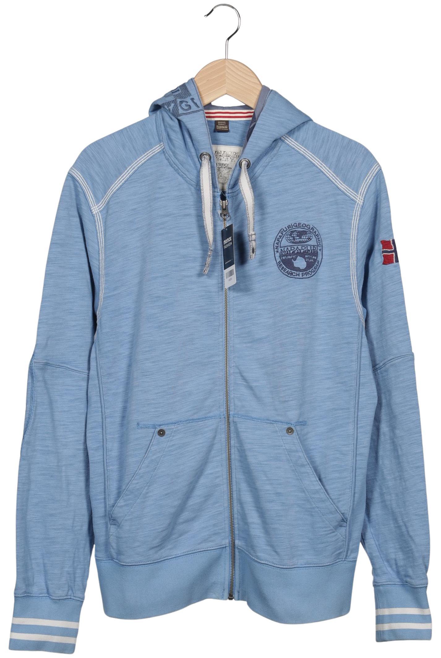 Thumbnail - Napapijri Herren Kapuzenpullover, hellblau, Gr. 52