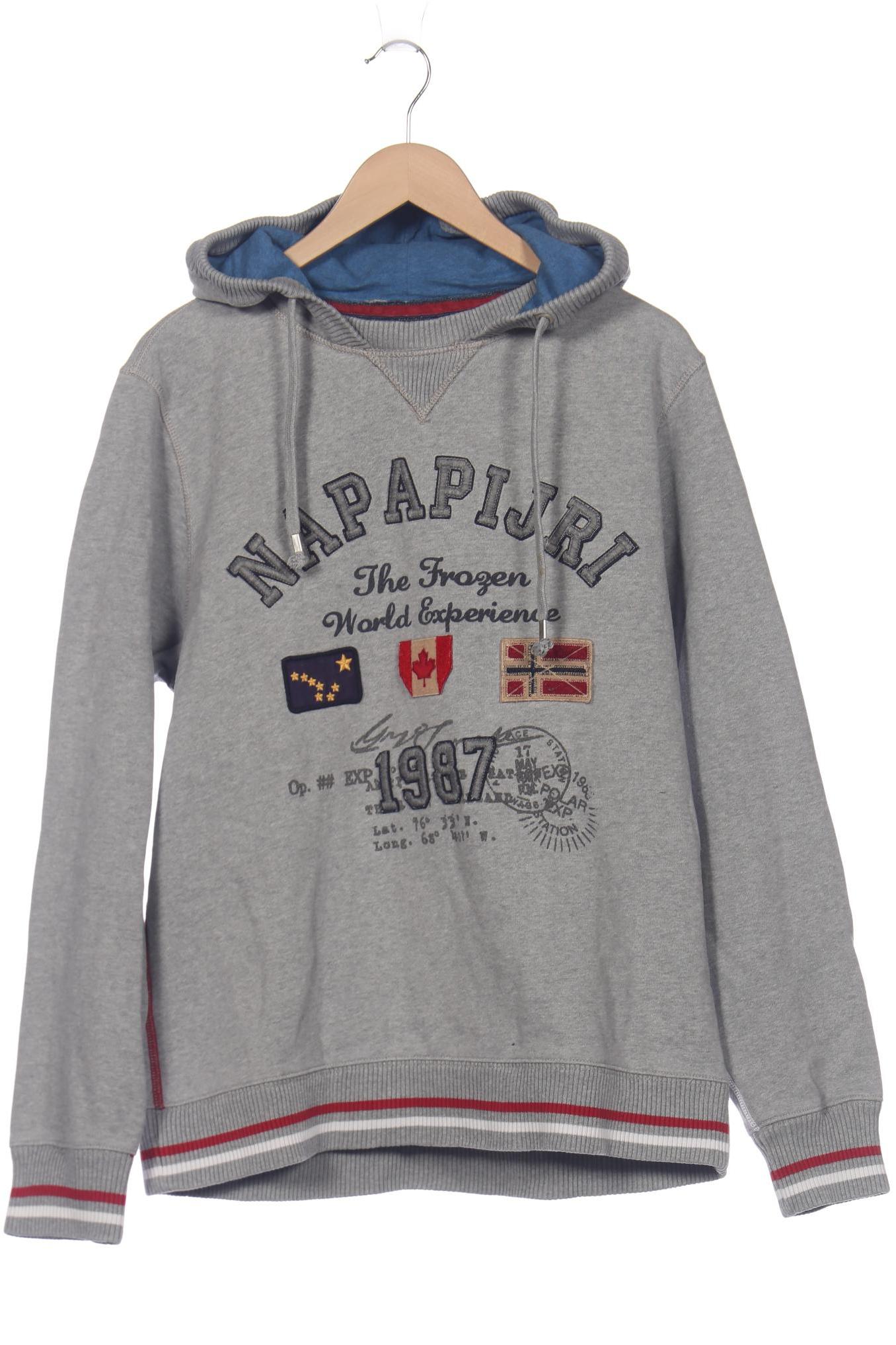 

Napapijri Herren Kapuzenpullover, grau, Gr. 54