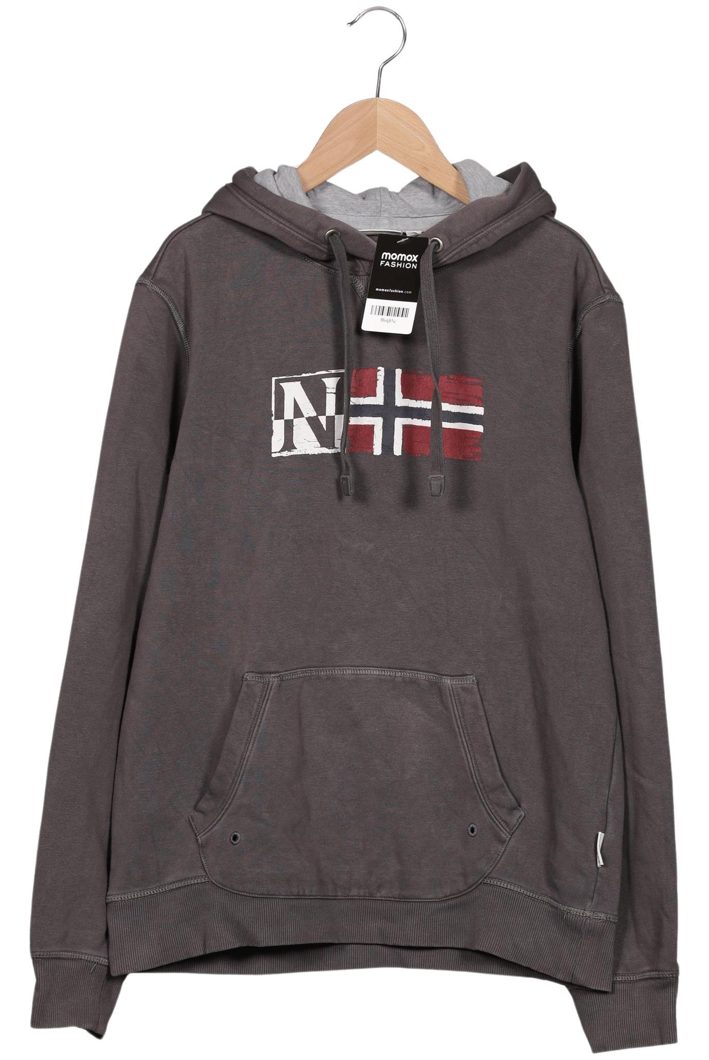 

Napapijri Herren Kapuzenpullover, grau, Gr. 48