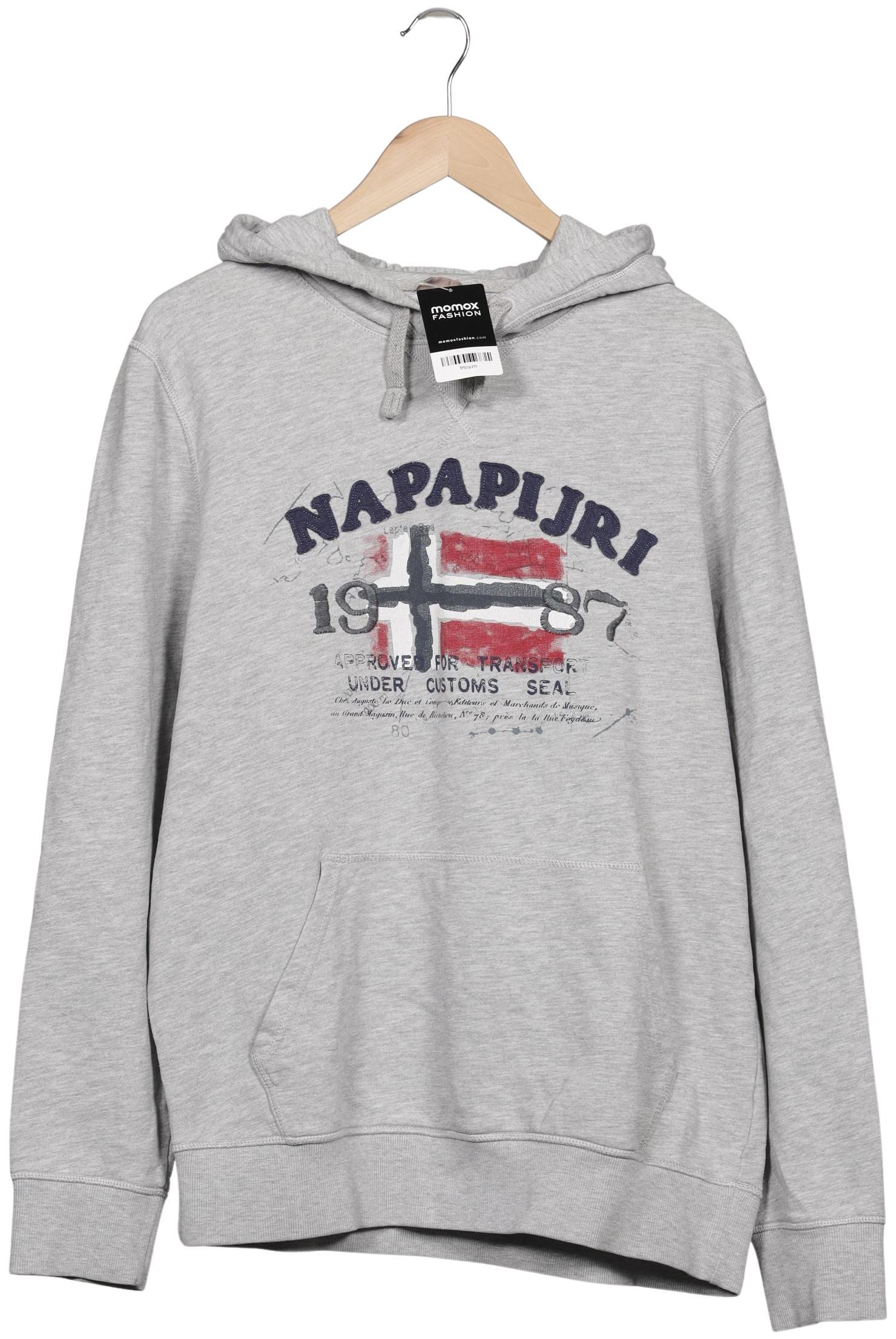 

Napapijri Herren Kapuzenpullover, grau, Gr. 56