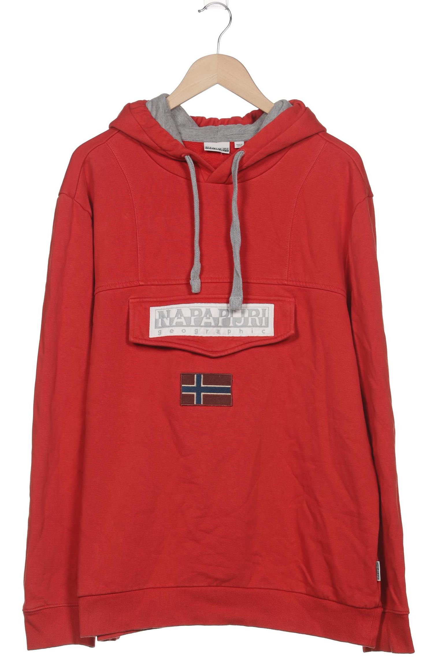 

Napapijri Herren Kapuzenpullover, rot, Gr. 56