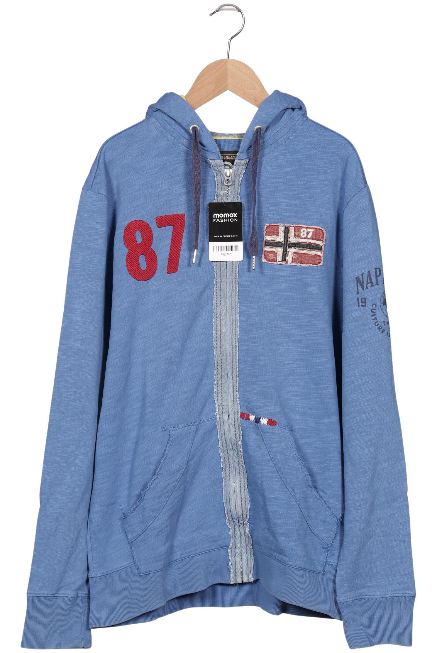 

Napapijri Herren Kapuzenpullover, blau, Gr. 54
