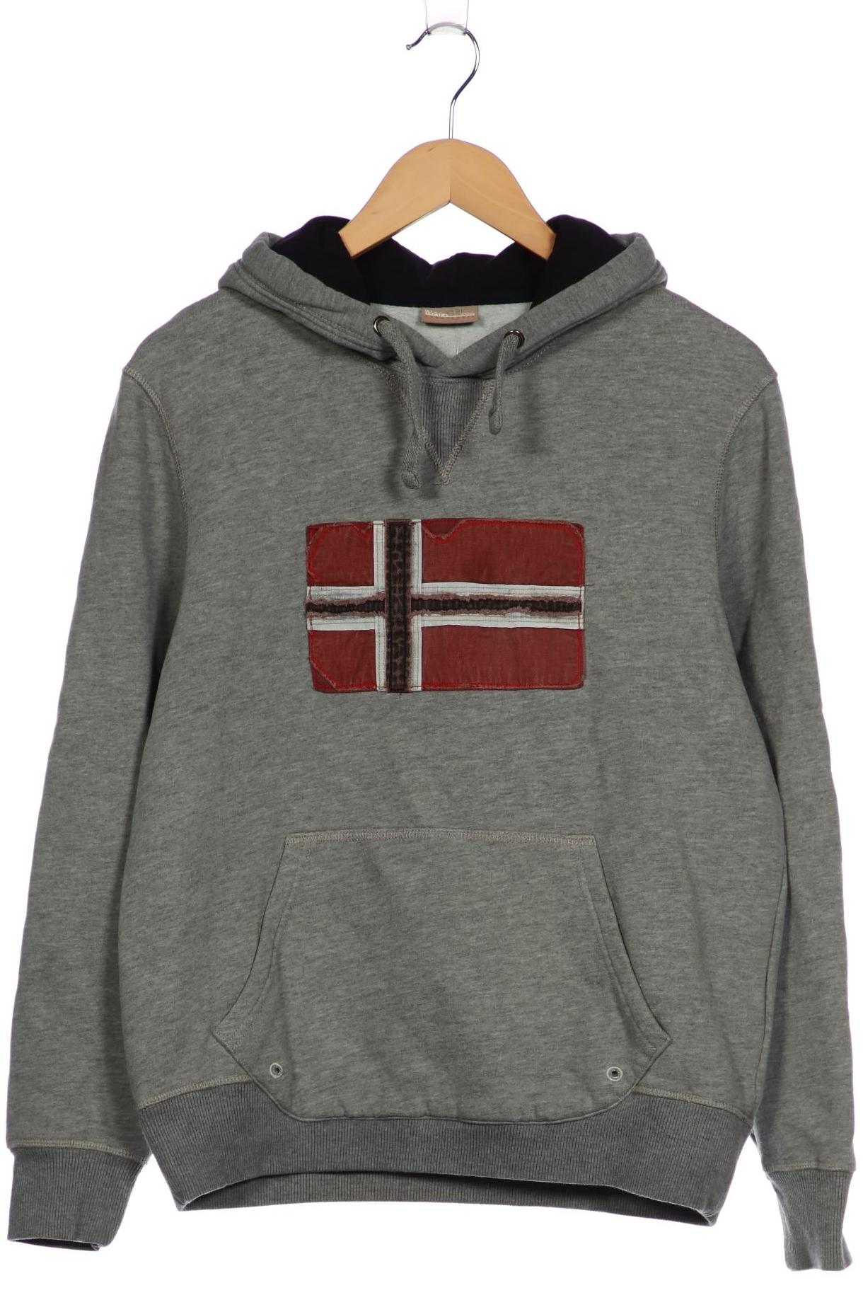 

Napapijri Herren Kapuzenpullover, grau, Gr. 48