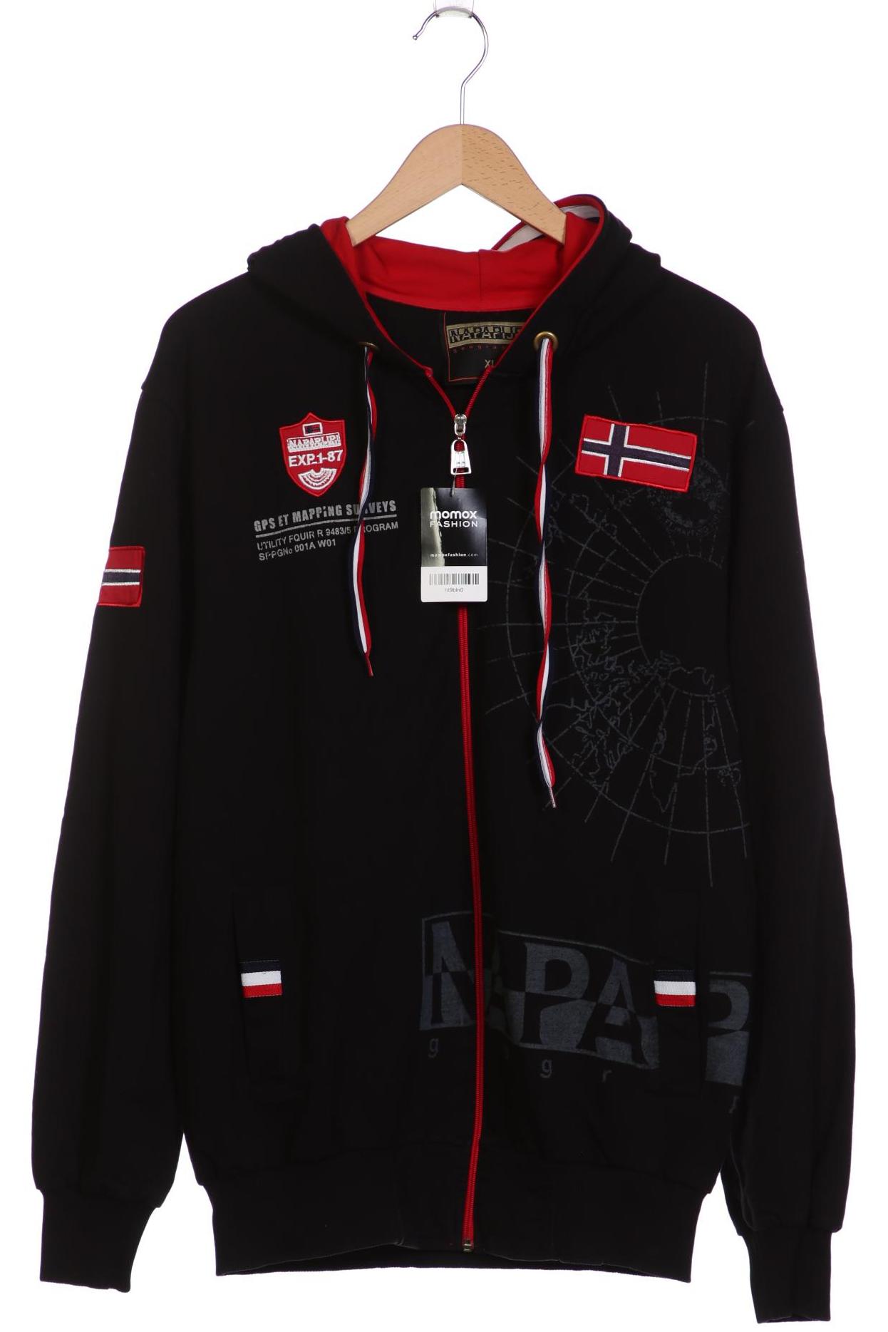 

Napapijri Herren Kapuzenpullover, schwarz, Gr. 54