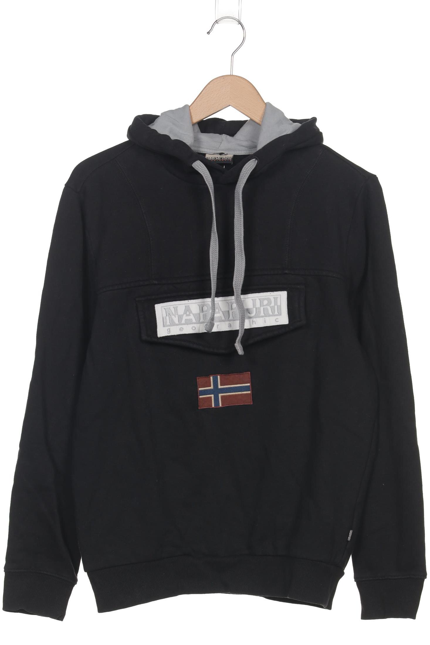 

Napapijri Herren Kapuzenpullover, schwarz, Gr. 46