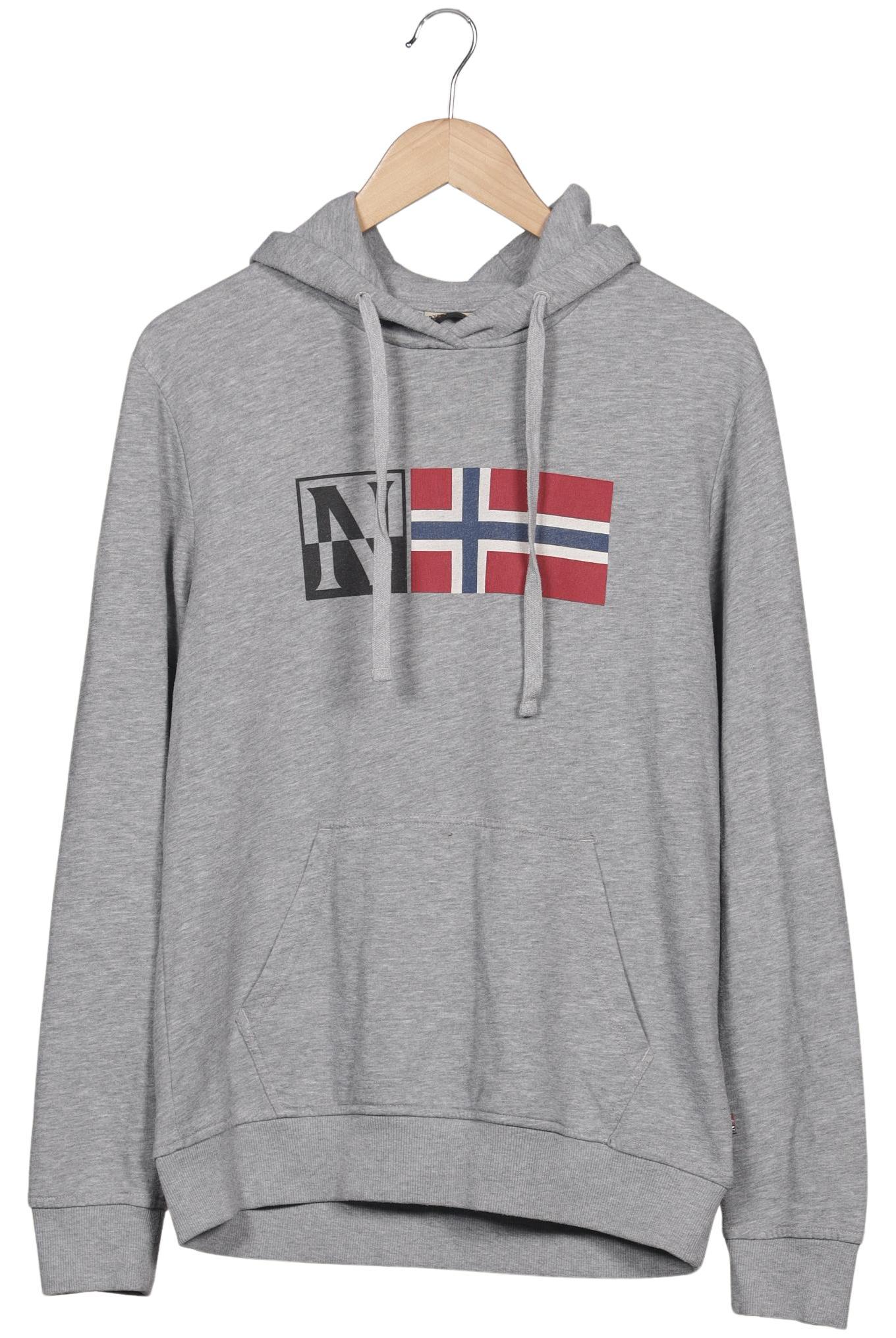 

Napapijri Herren Kapuzenpullover, grau, Gr. 48