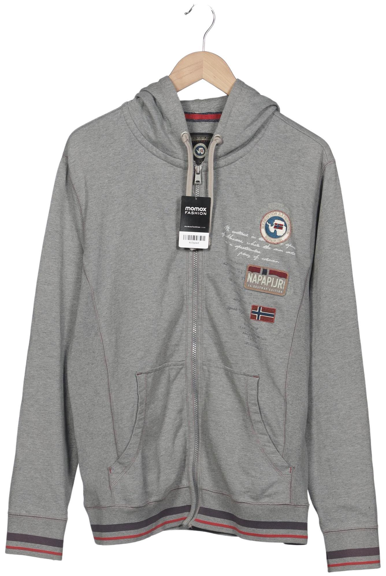 

Napapijri Herren Kapuzenpullover, grau, Gr. 54