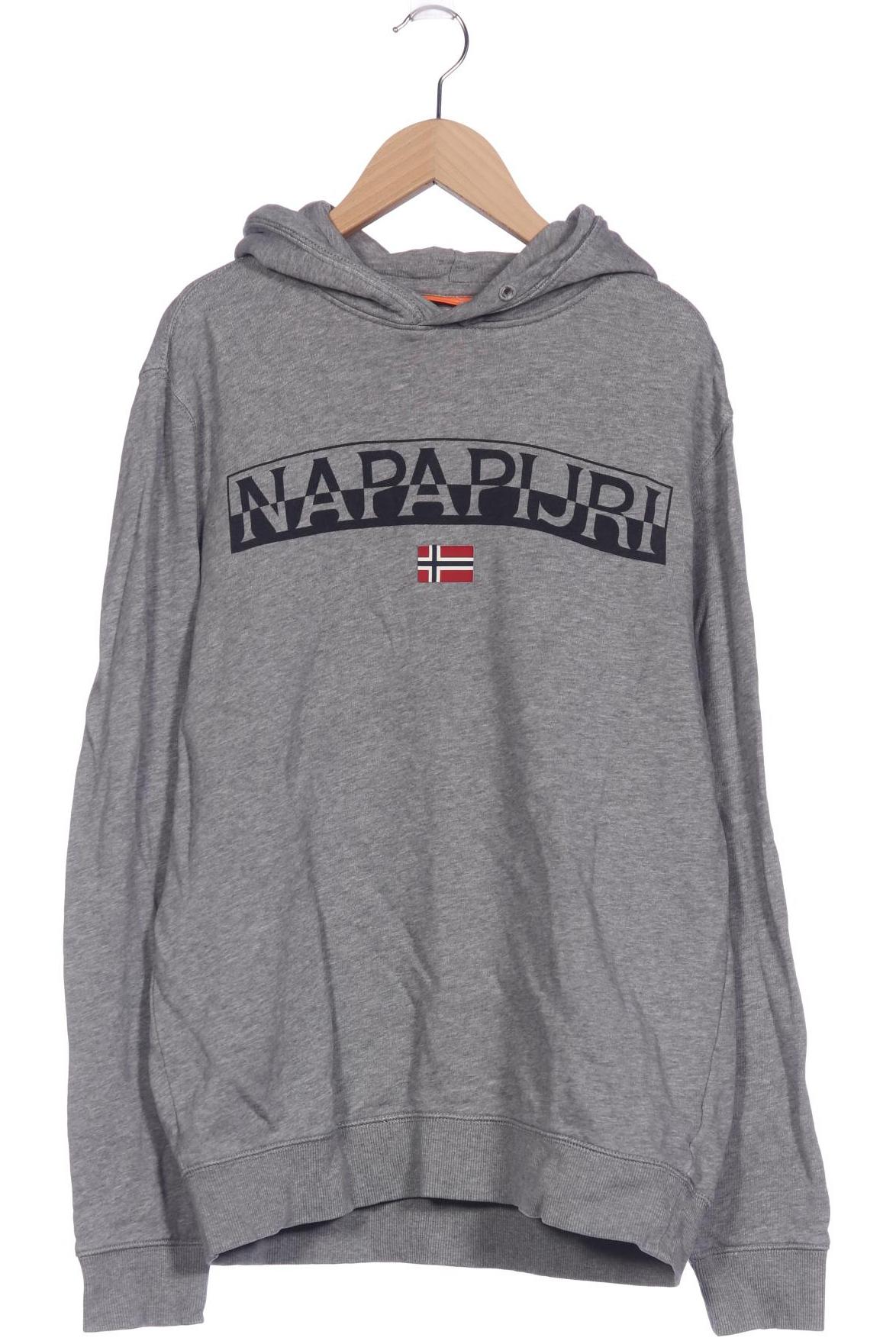 

Napapijri Herren Kapuzenpullover, grau, Gr. 48