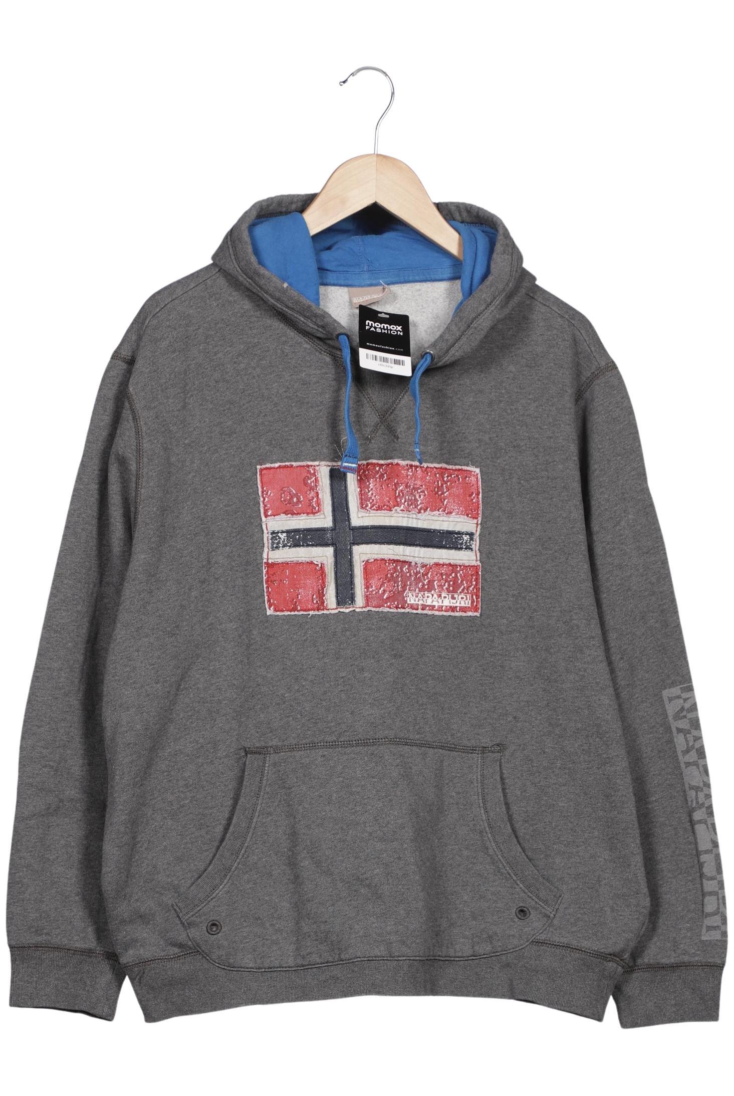 

Napapijri Herren Kapuzenpullover, grau, Gr. 58