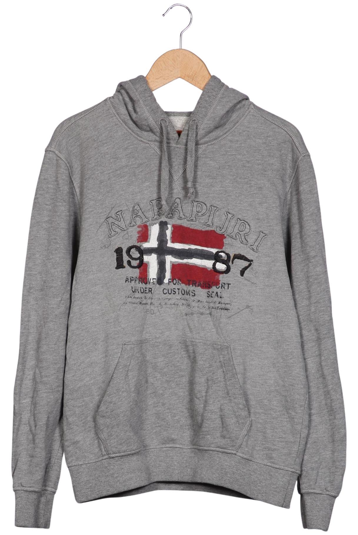 

Napapijri Herren Kapuzenpullover, grau, Gr. 48