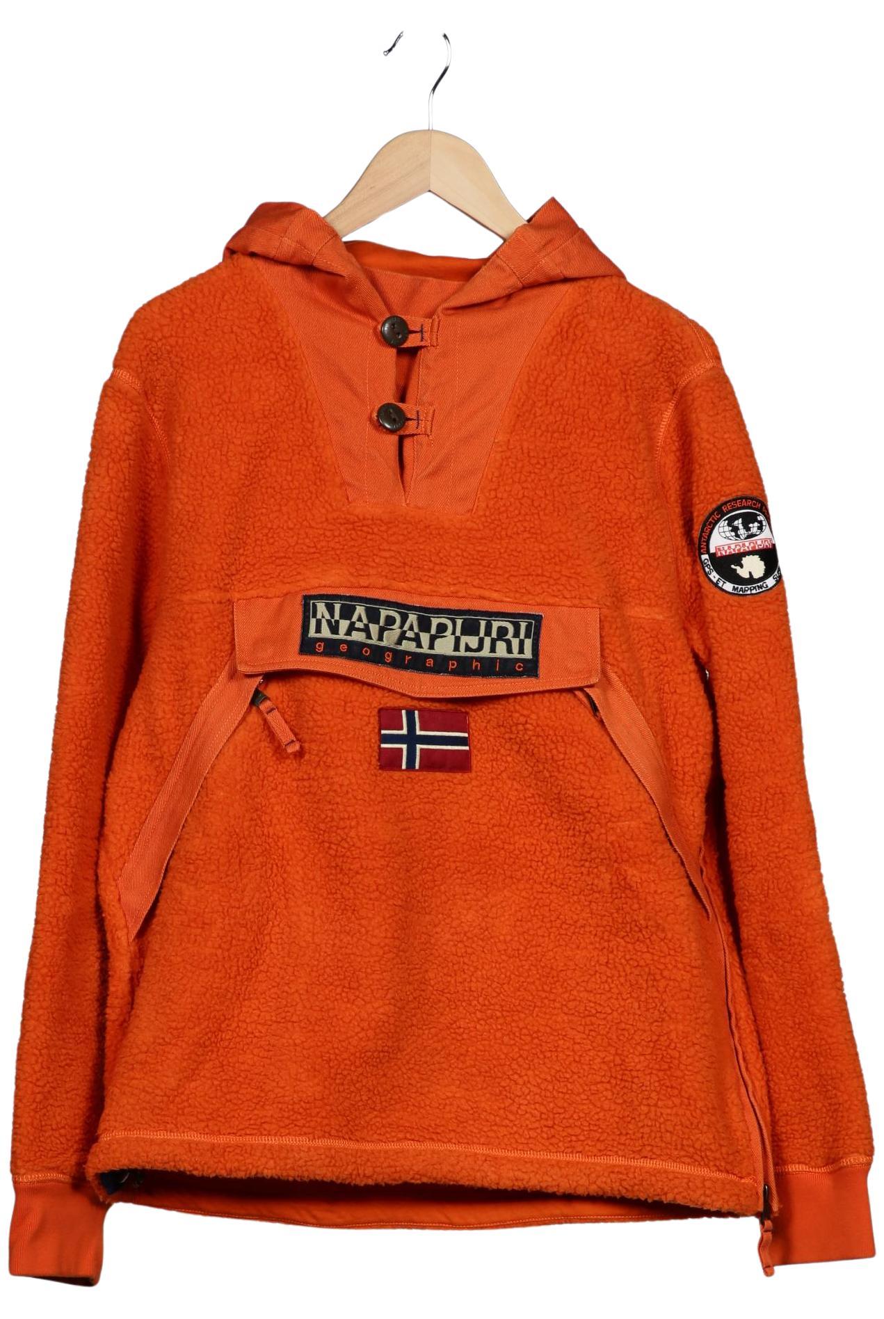 Thumbnail - Napapijri Herren Kapuzenpullover, orange, Gr. 52
