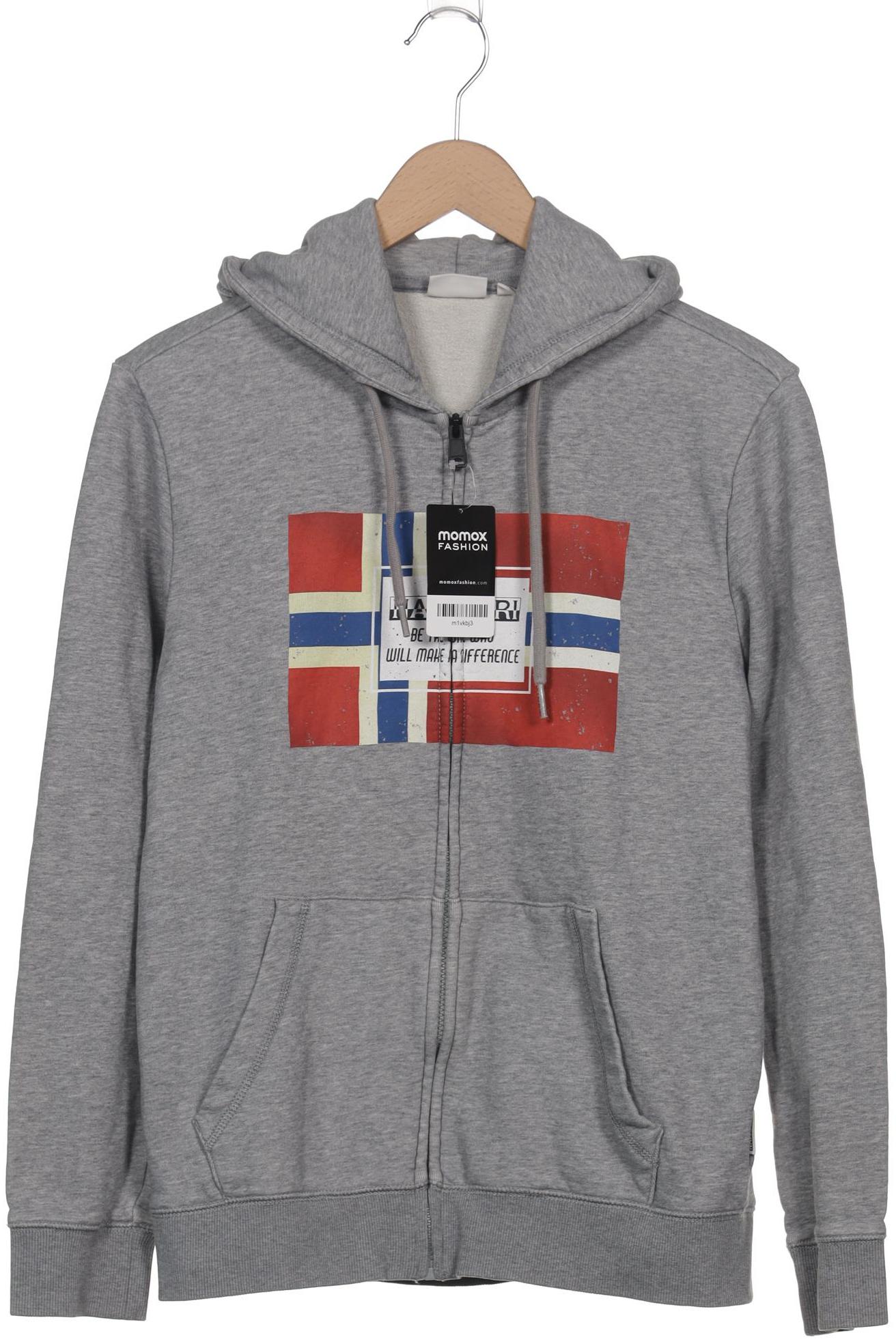 

Napapijri Herren Kapuzenpullover, grau, Gr. 48