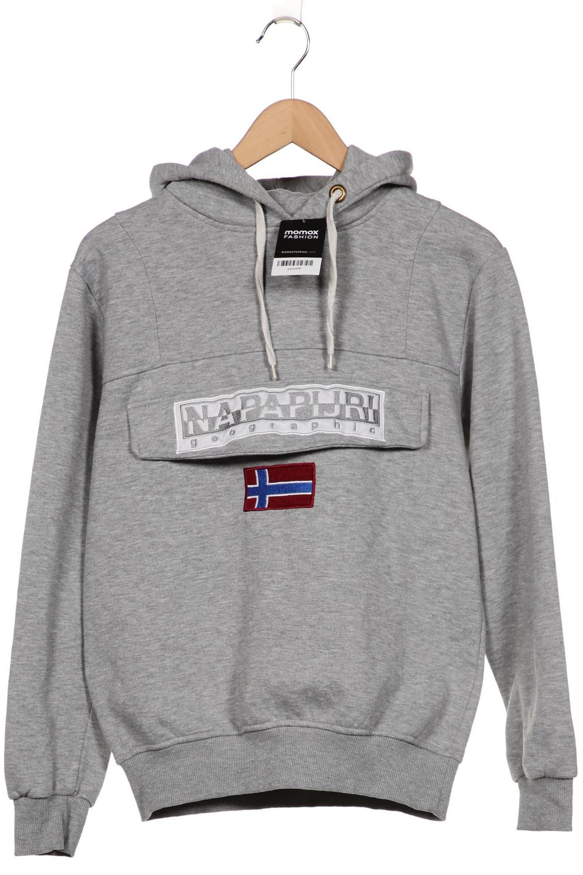 

Napapijri Herren Kapuzenpullover, grau, Gr. 48