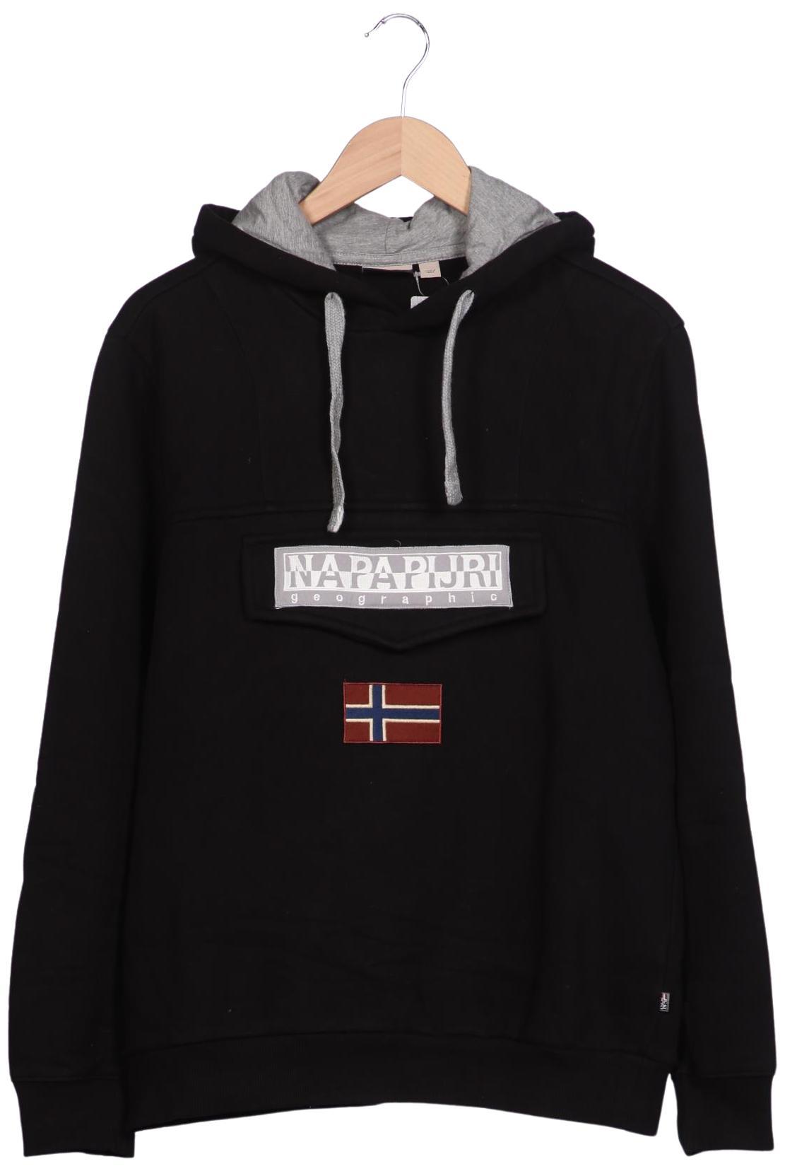 Thumbnail - Napapijri Herren Kapuzenpullover, schwarz, Gr. 48