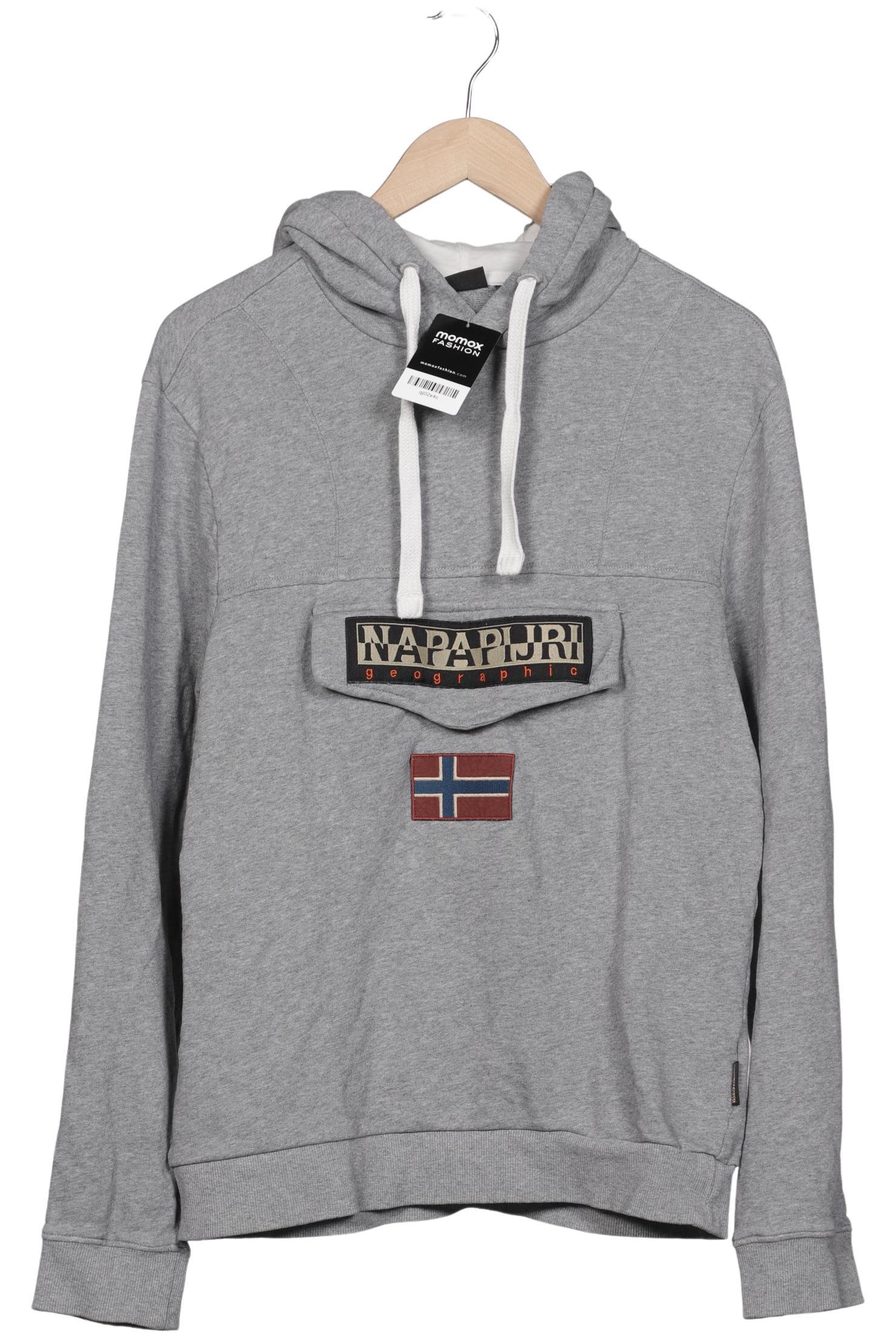 

Napapijri Herren Kapuzenpullover, grau, Gr. 48