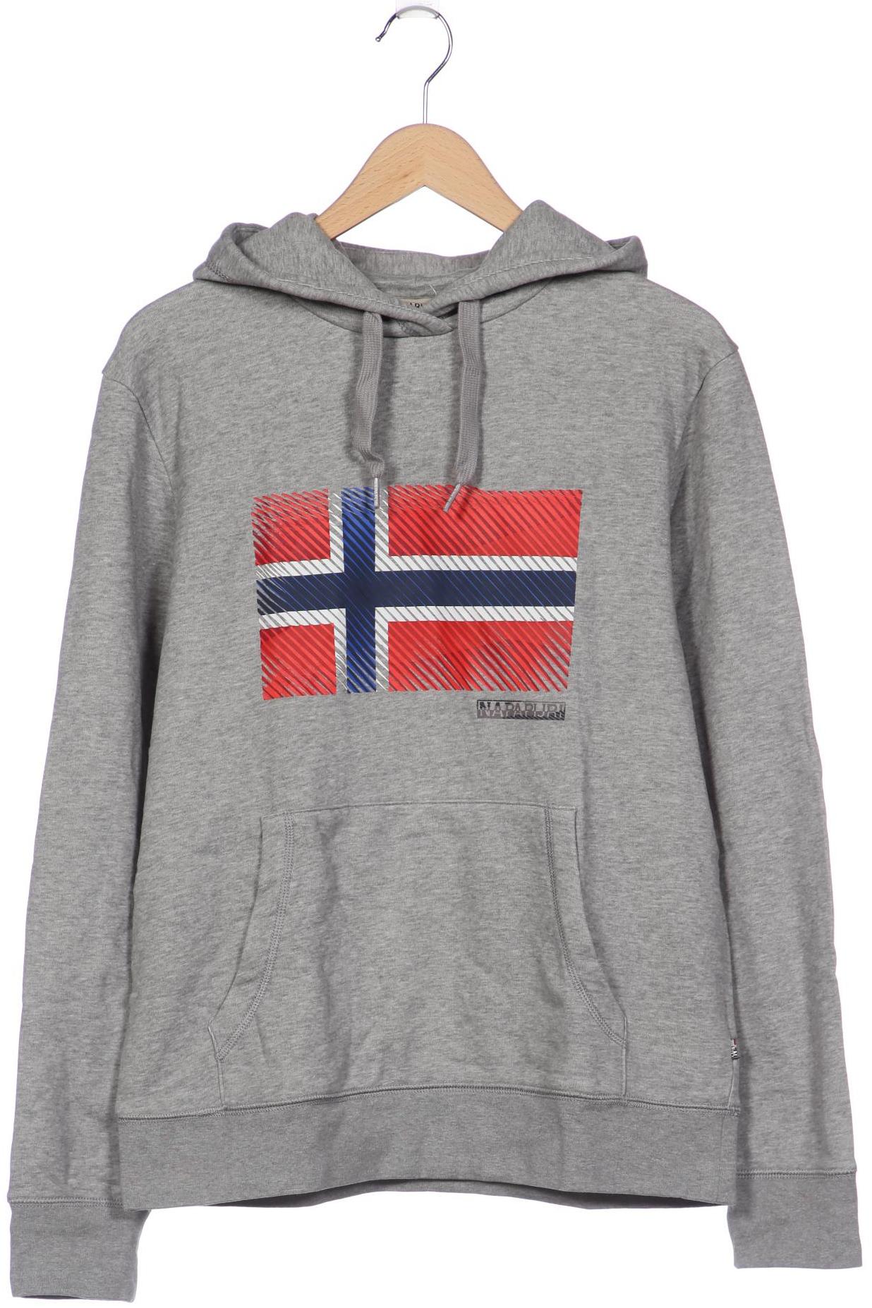

Napapijri Herren Kapuzenpullover, grau, Gr. 52