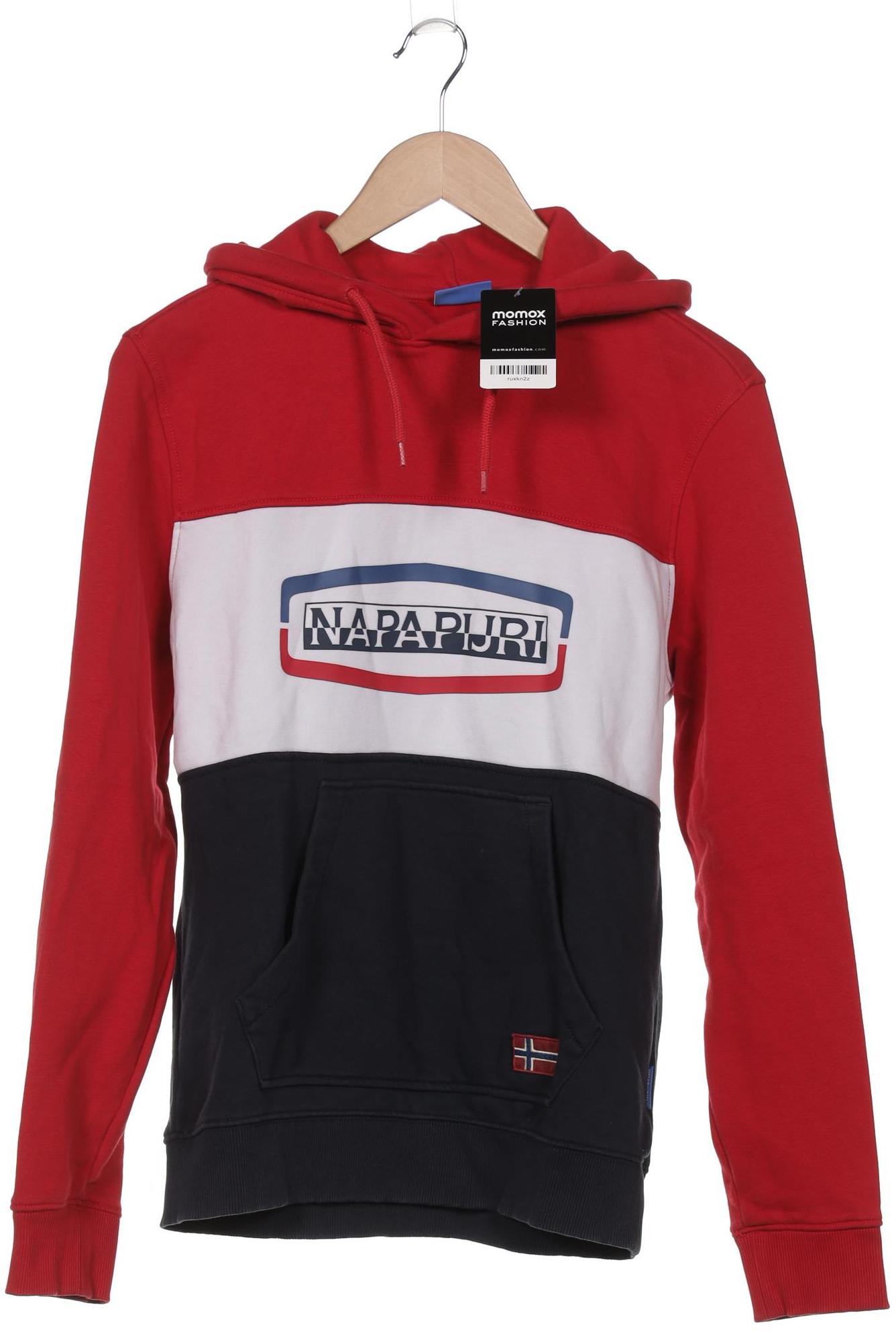 

Napapijri Herren Kapuzenpullover, rot, Gr. 46