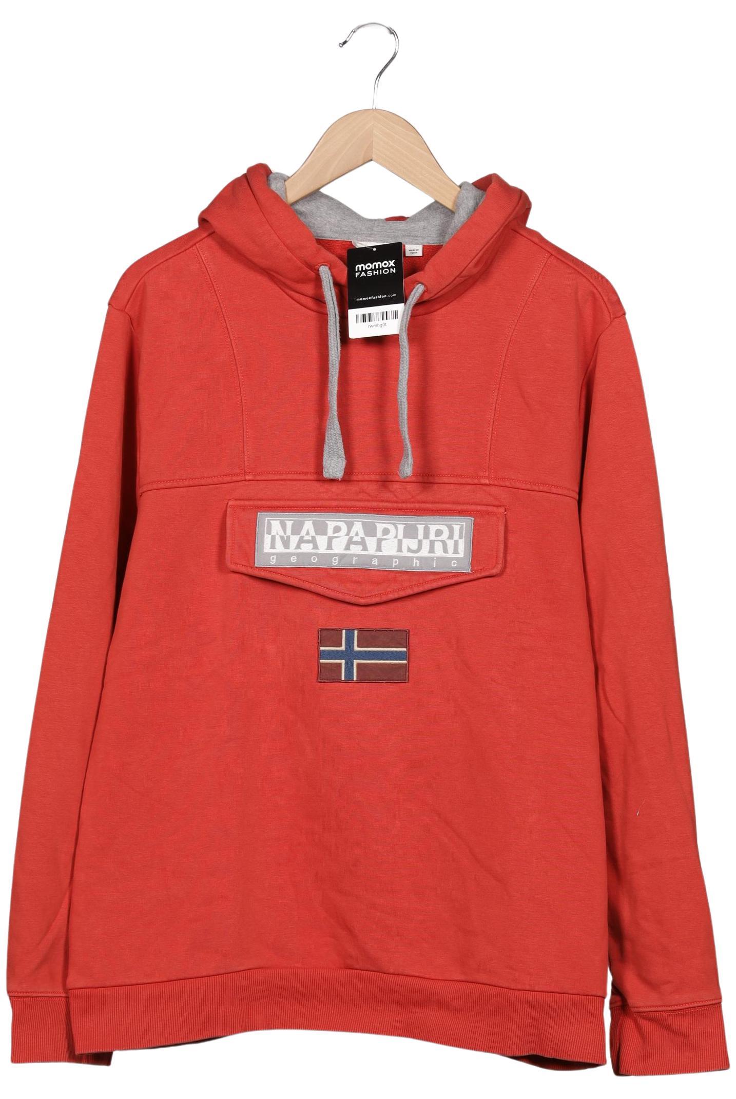 Thumbnail - Napapijri Herren Kapuzenpullover, orange, Gr. 54