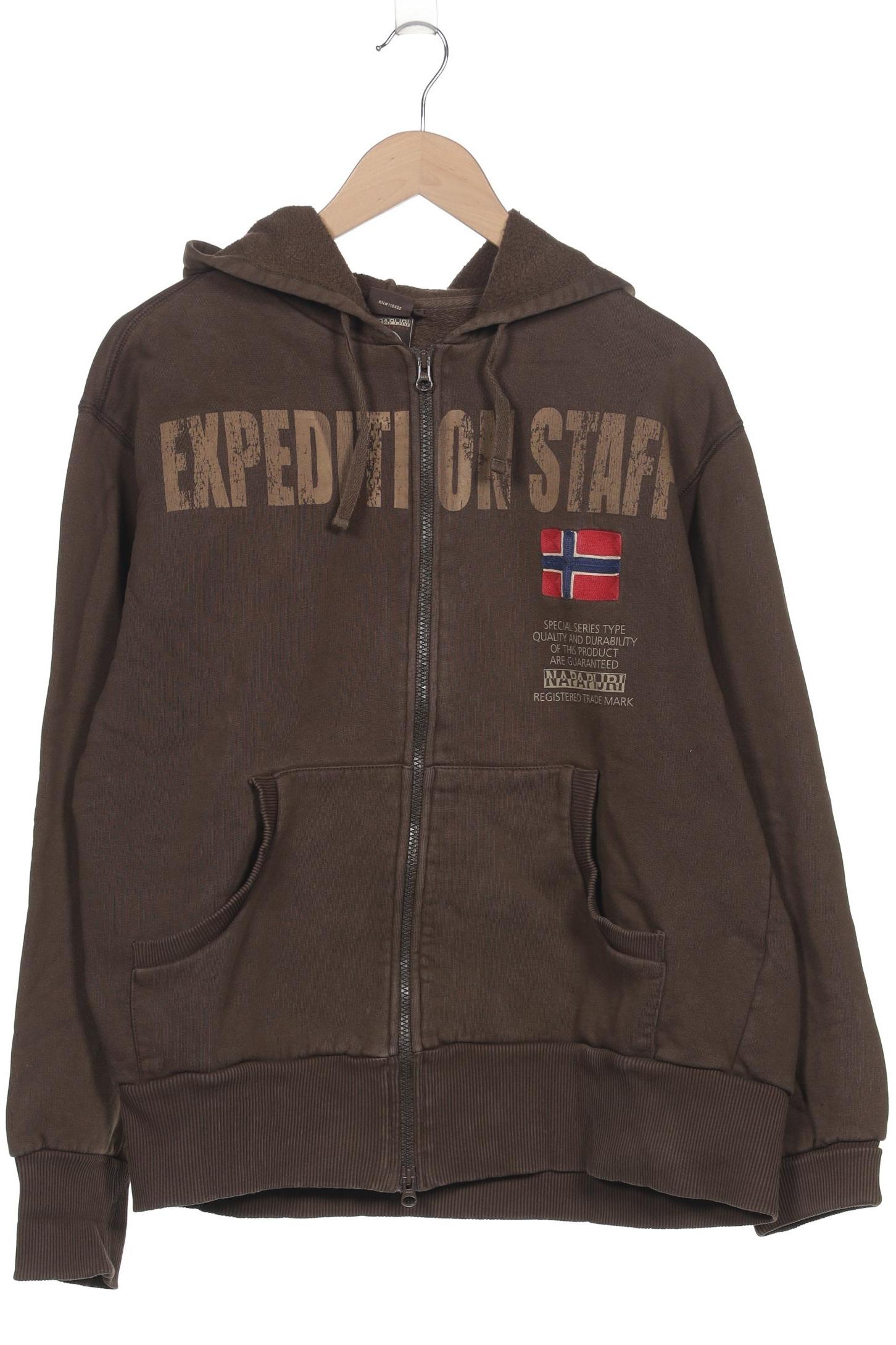 

Napapijri Herren Kapuzenpullover, braun, Gr. 54