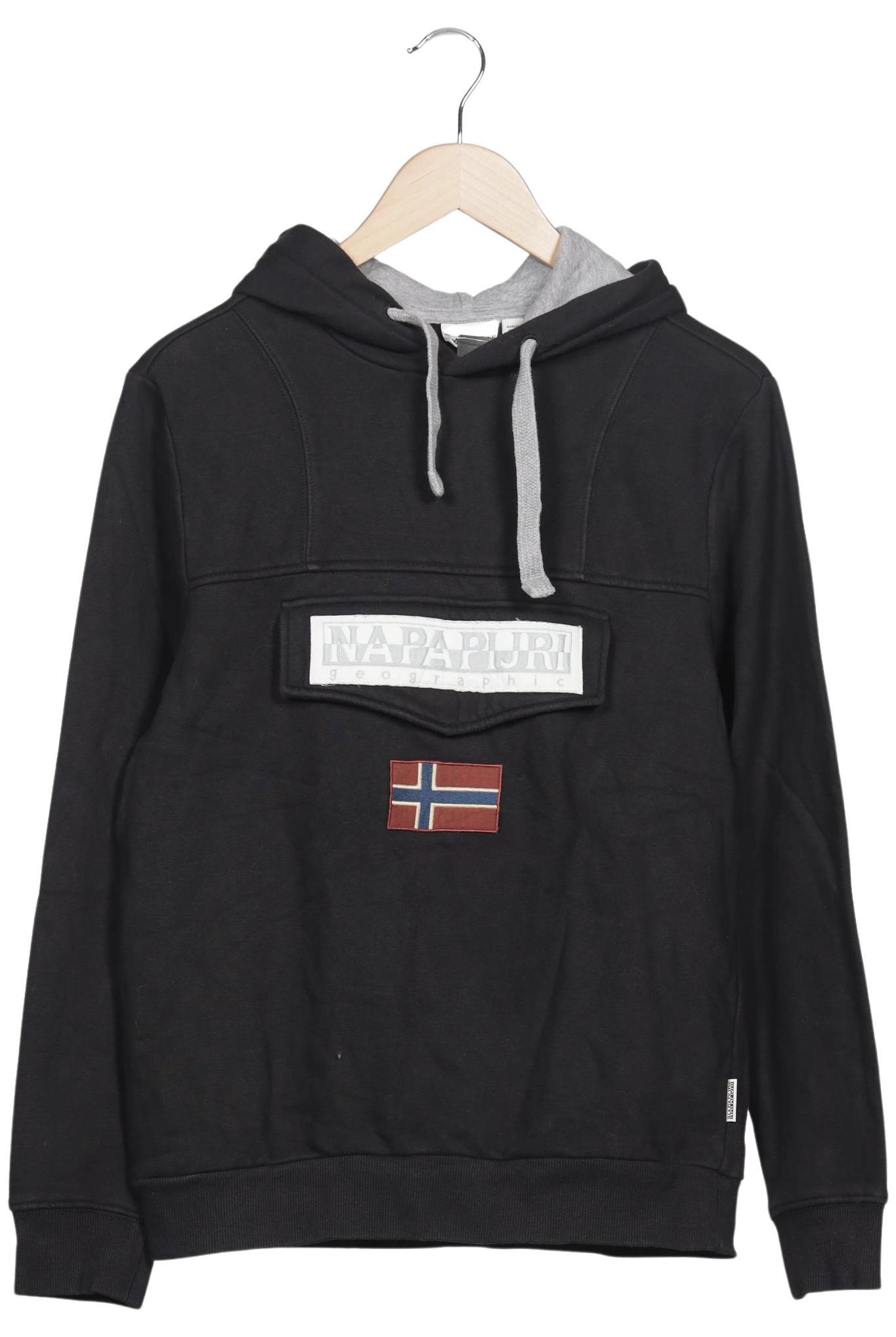 

Napapijri Herren Kapuzenpullover, schwarz, Gr. 46