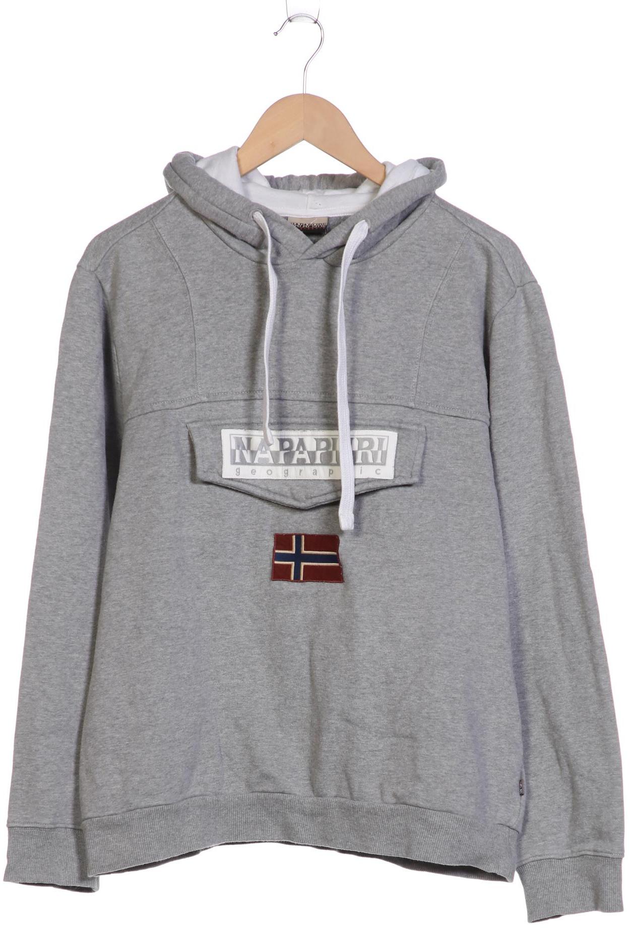 

Napapijri Herren Kapuzenpullover, grau, Gr. 52