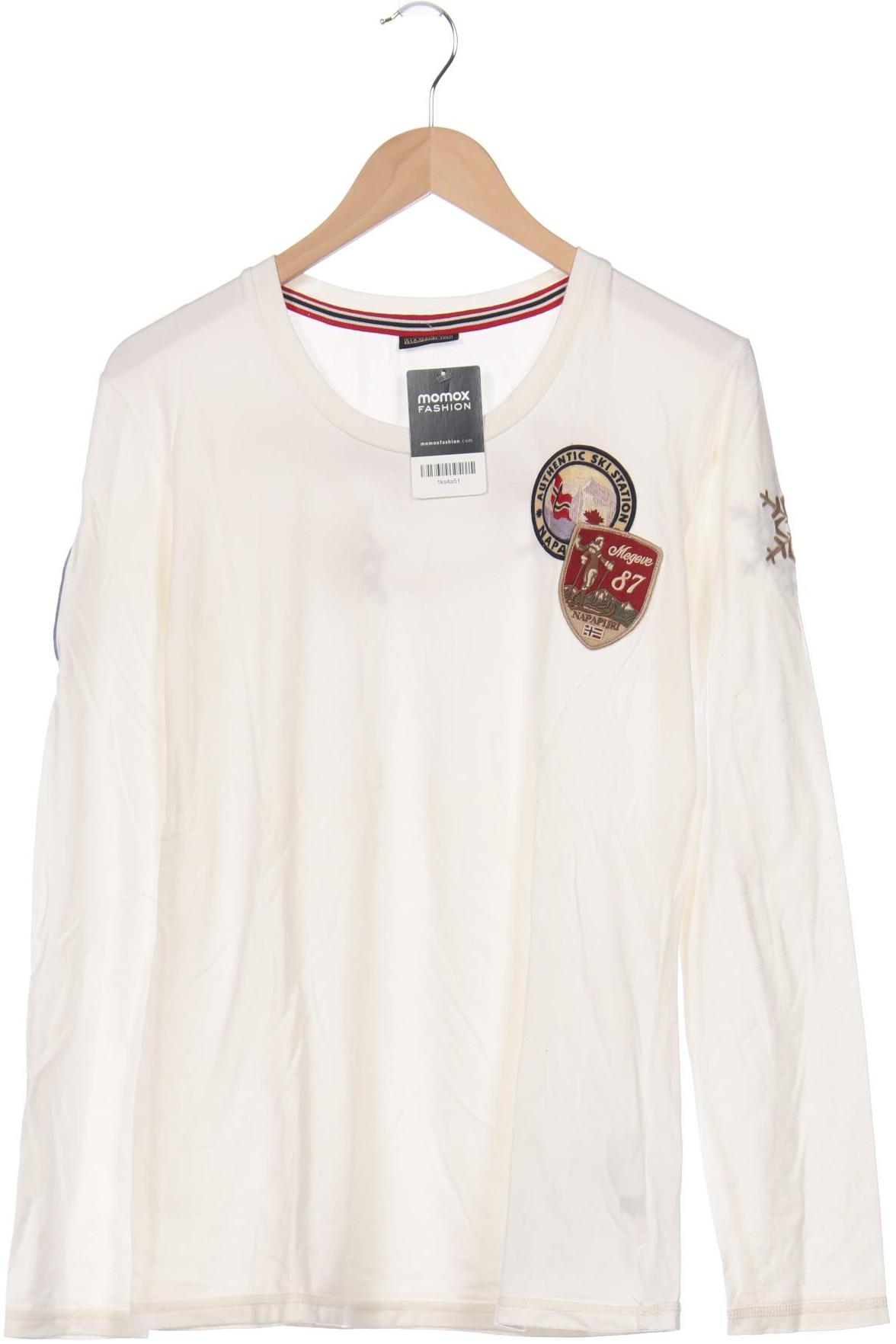 

Napapijri Herren Langarmshirt, cremeweiß