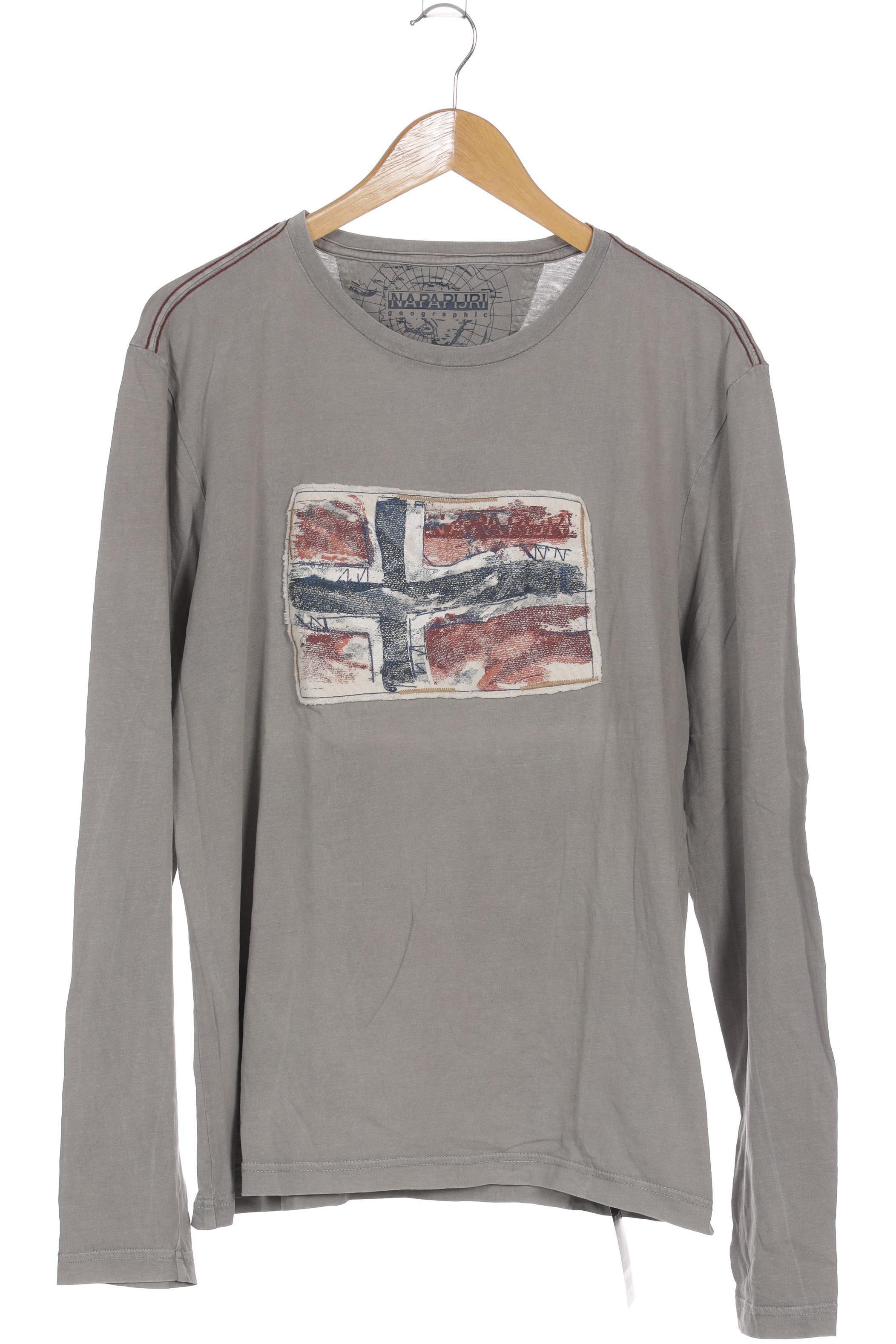 

Napapijri Herren Langarmshirt, grau, Gr.