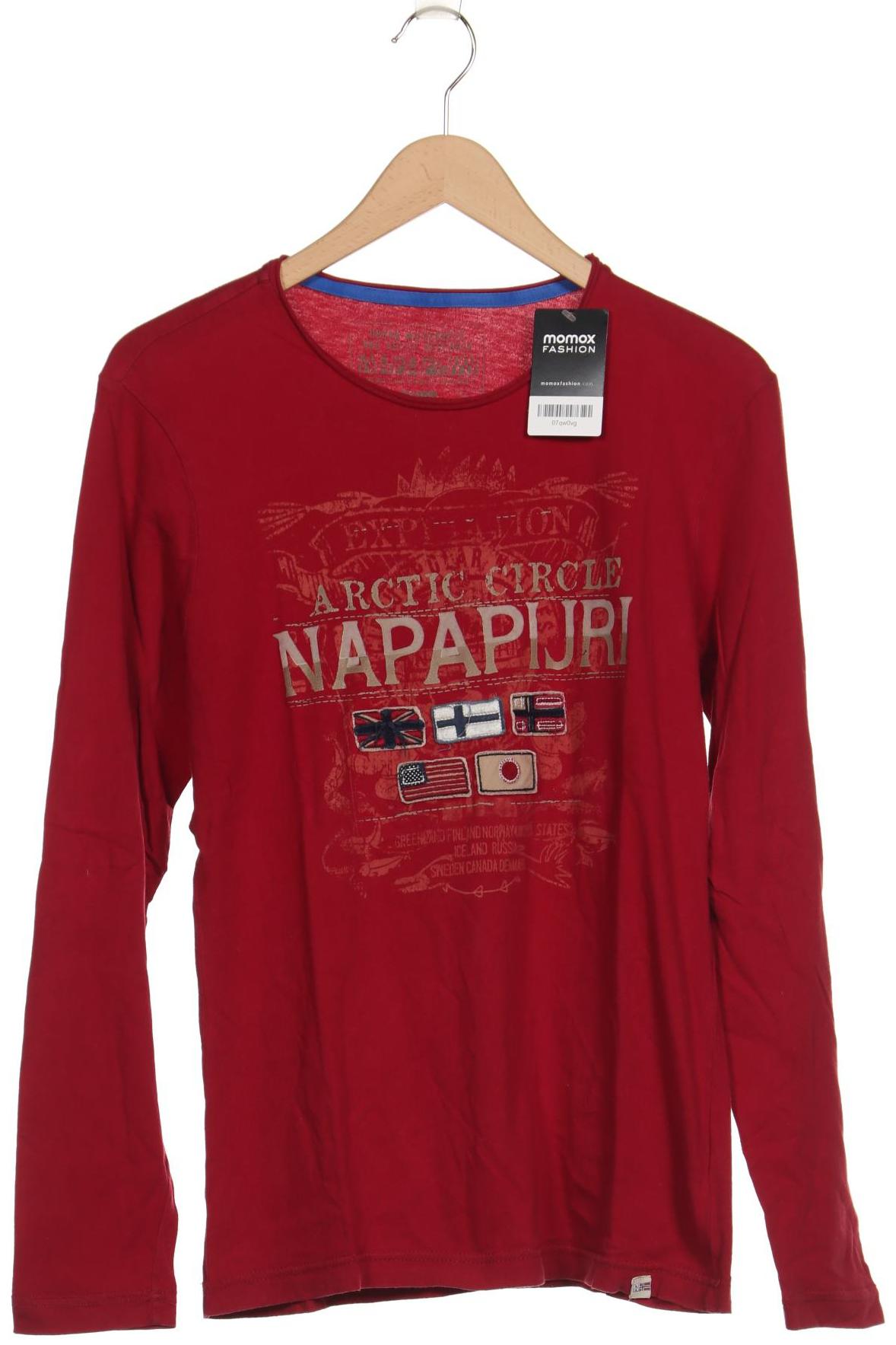 

Napapijri Herren Langarmshirt, rot, Gr. 46