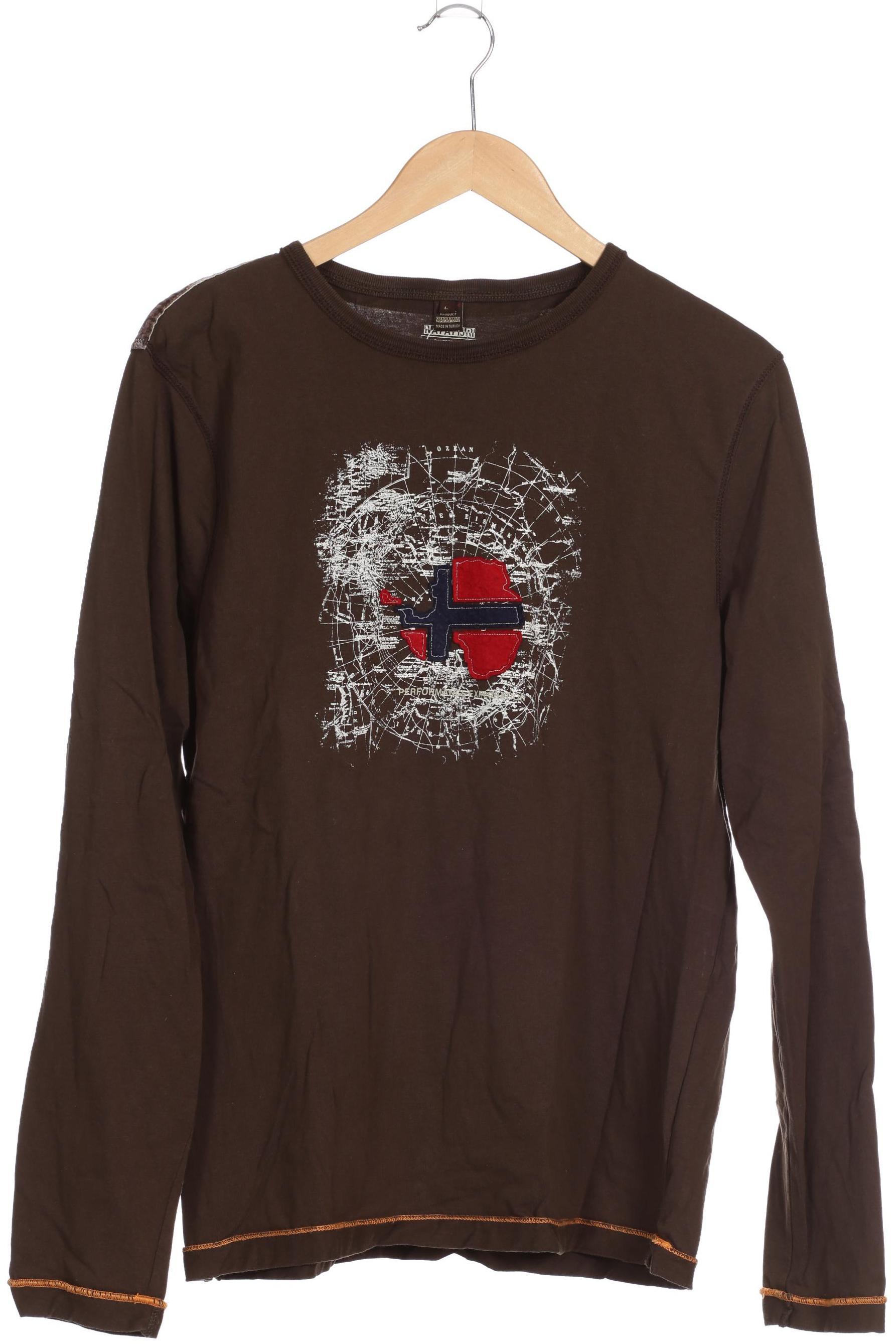 

Napapijri Herren Langarmshirt, grün, Gr.