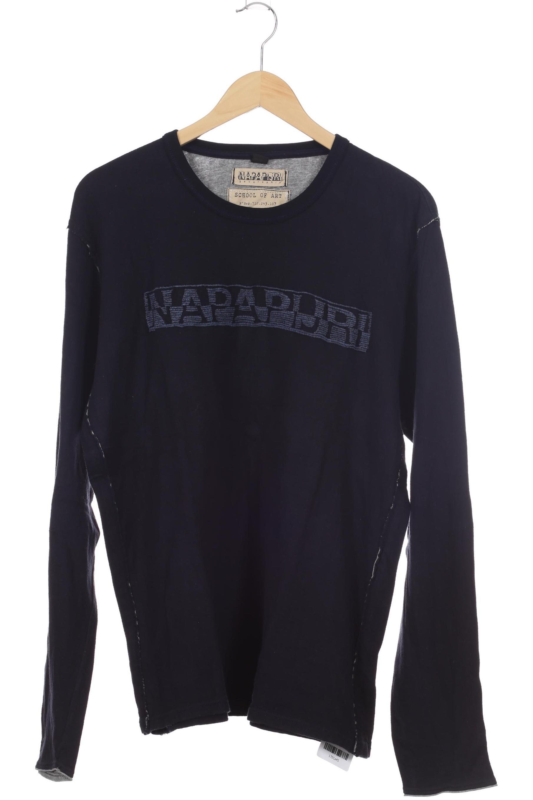 

Napapijri Herren Langarmshirt, blau, Gr.