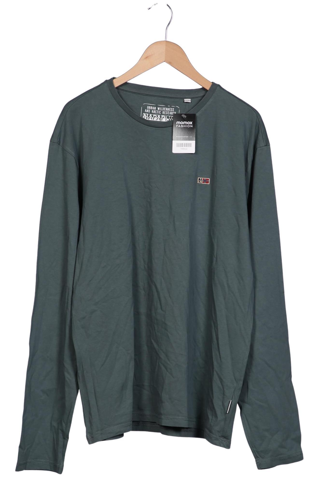 

Napapijri Herren Langarmshirt, grün, Gr. 58