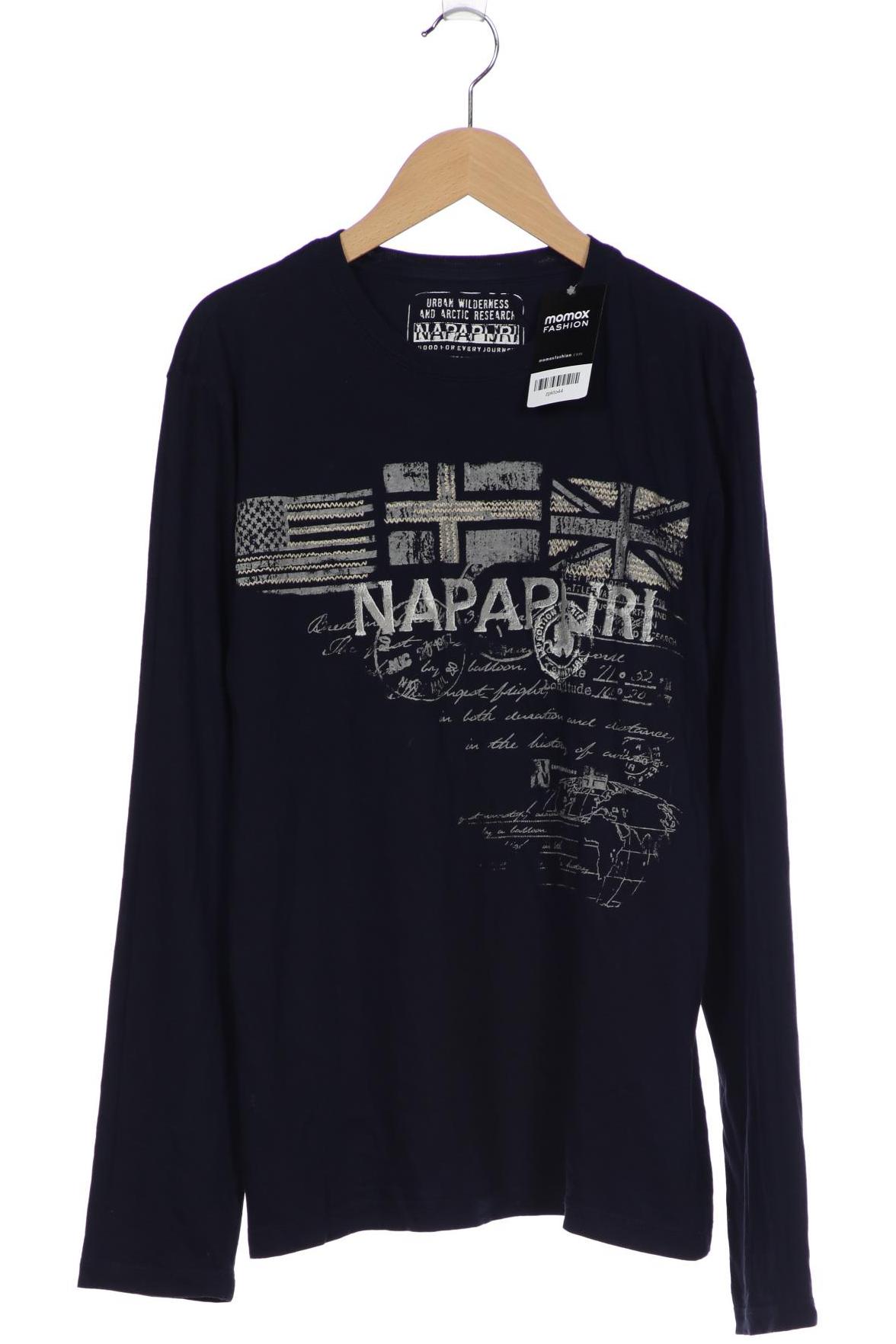 

Napapijri Herren Langarmshirt, marineblau