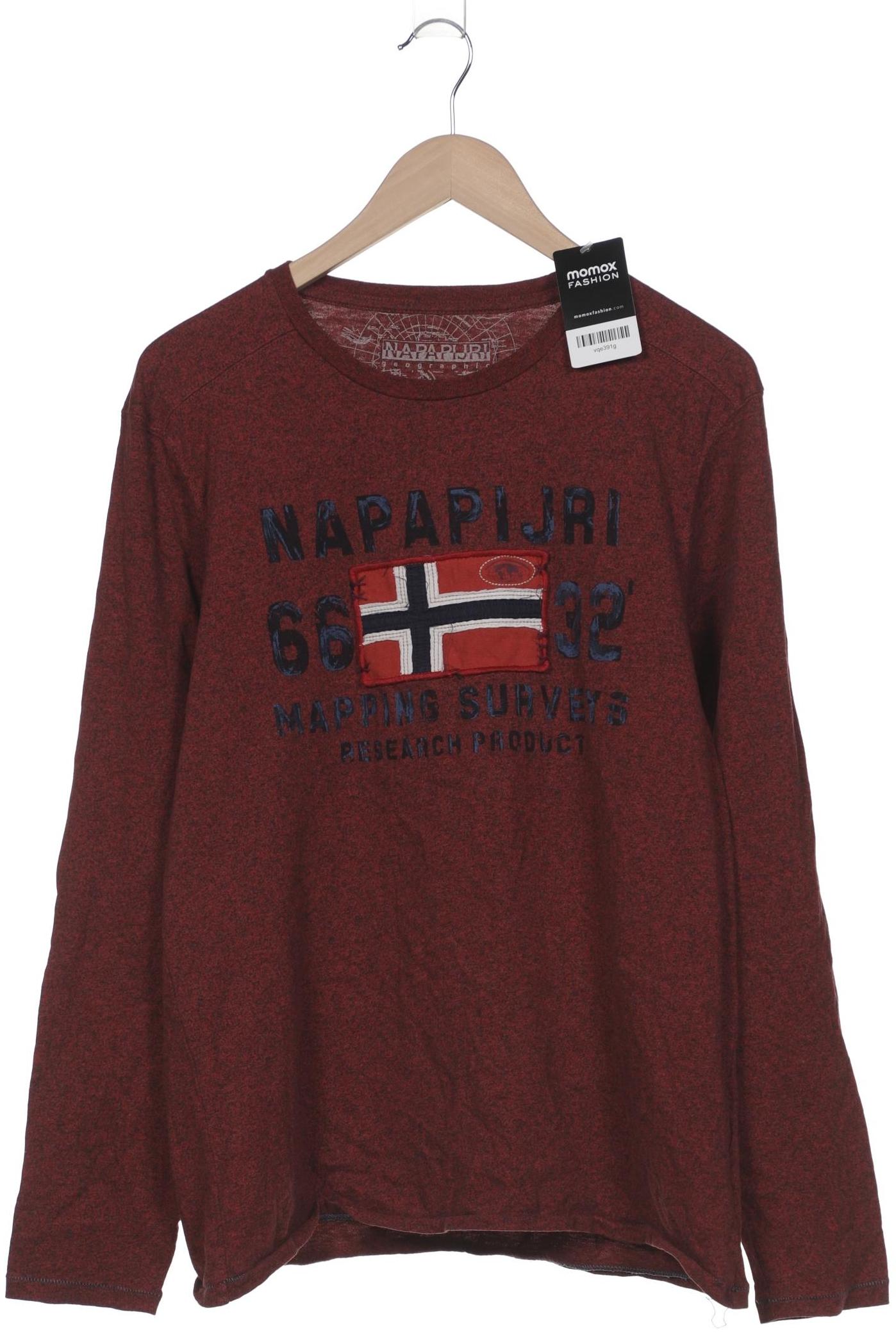 

Napapijri Herren Langarmshirt, bordeaux, Gr. 54