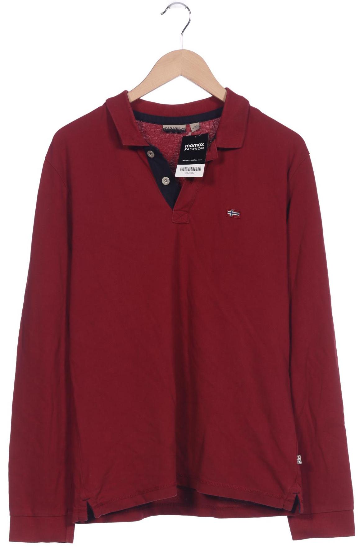 

Napapijri Herren Langarmshirt, bordeaux, Gr. 52