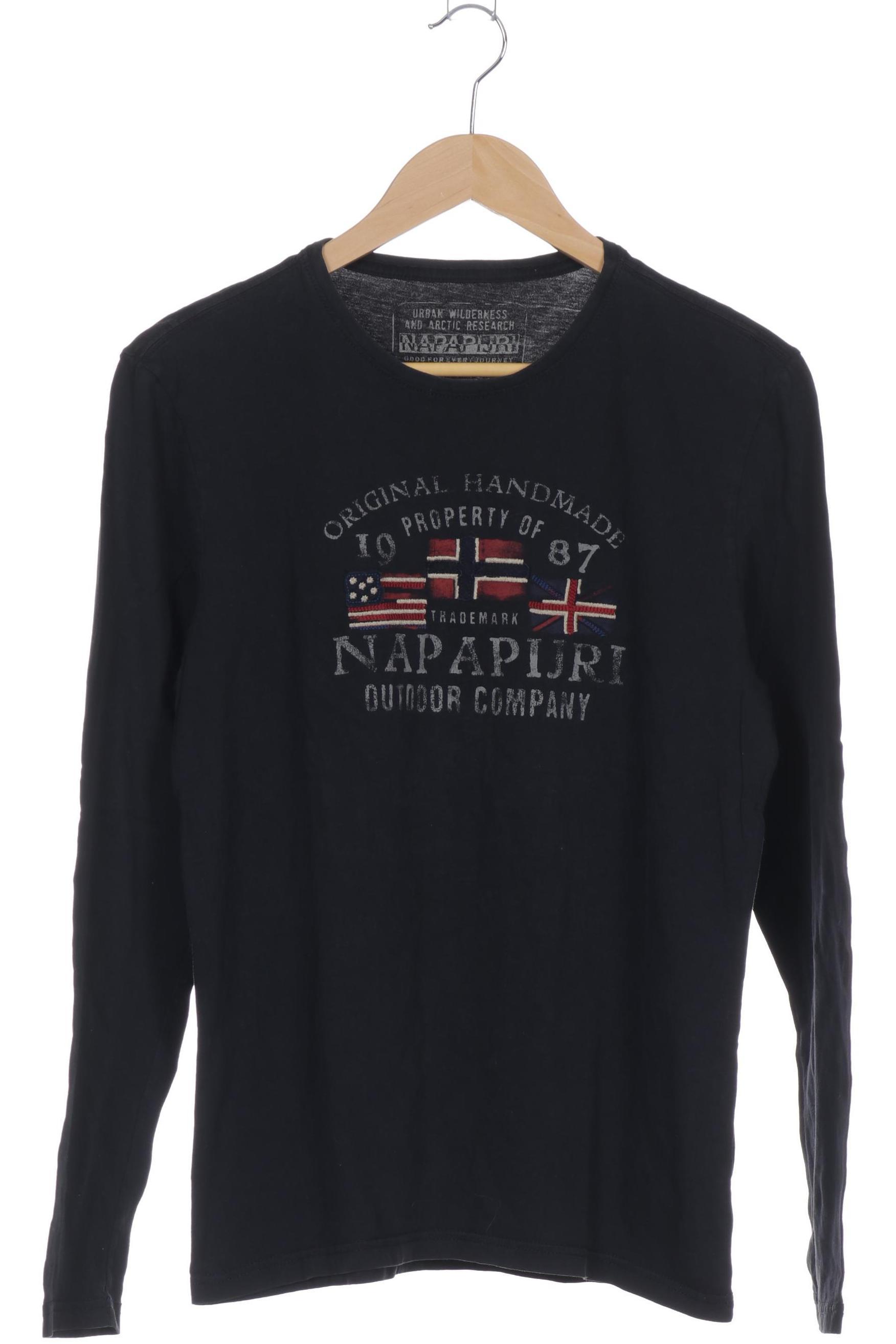 

Napapijri Herren Langarmshirt, blau, Gr.