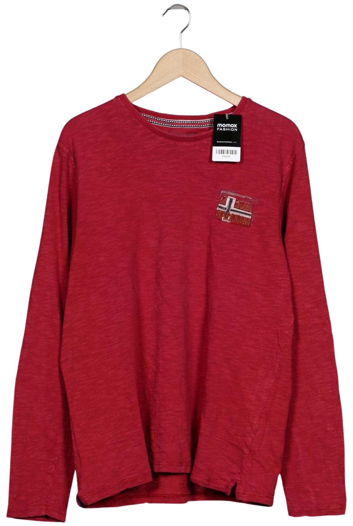 

Napapijri Herren Langarmshirt, rot, Gr. 54
