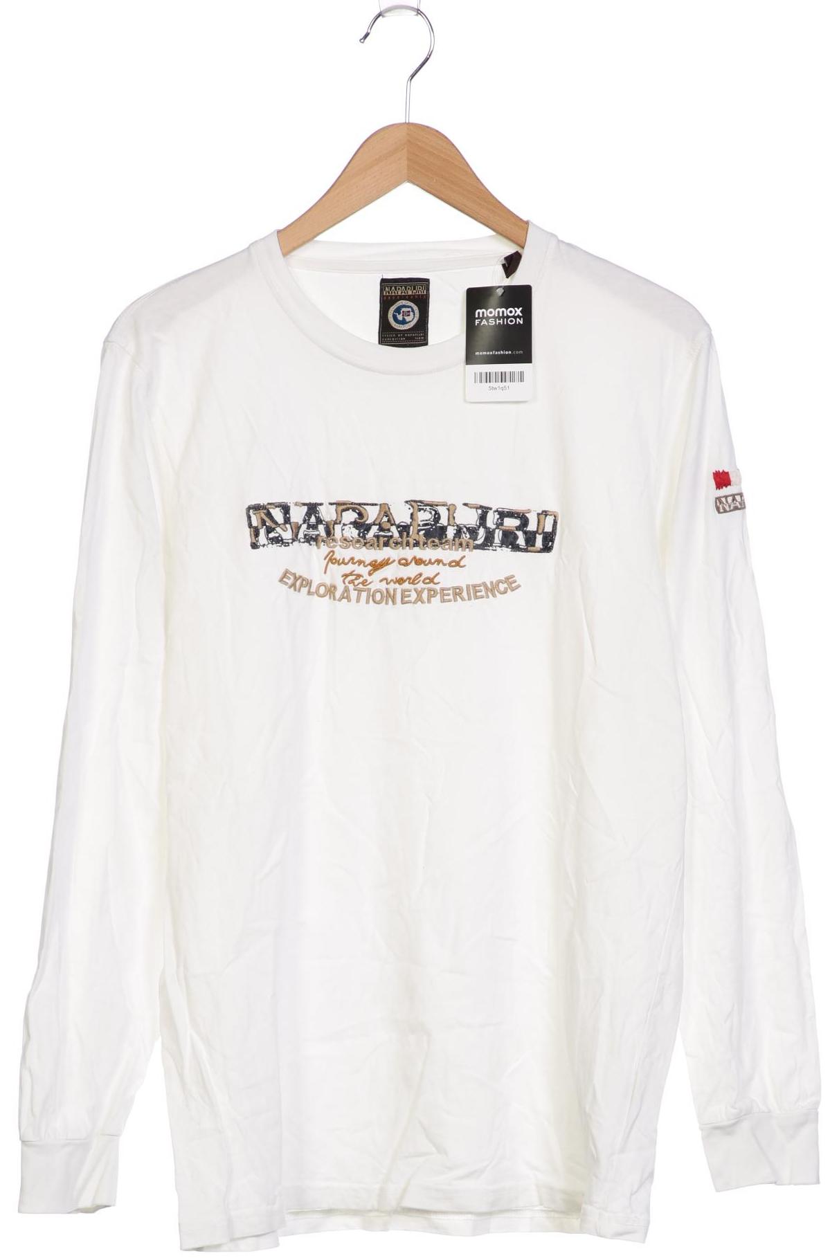 

Napapijri Herren Langarmshirt, weiß, Gr. 54